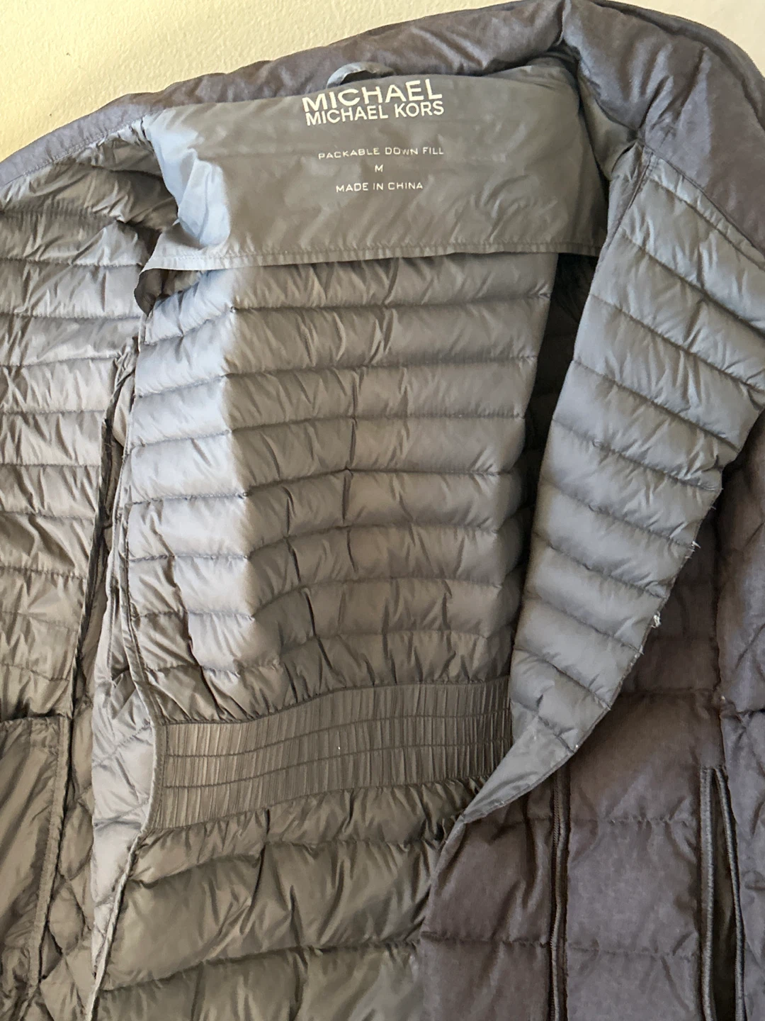 Michael Kors Packable Down Fill Jacket - Size M