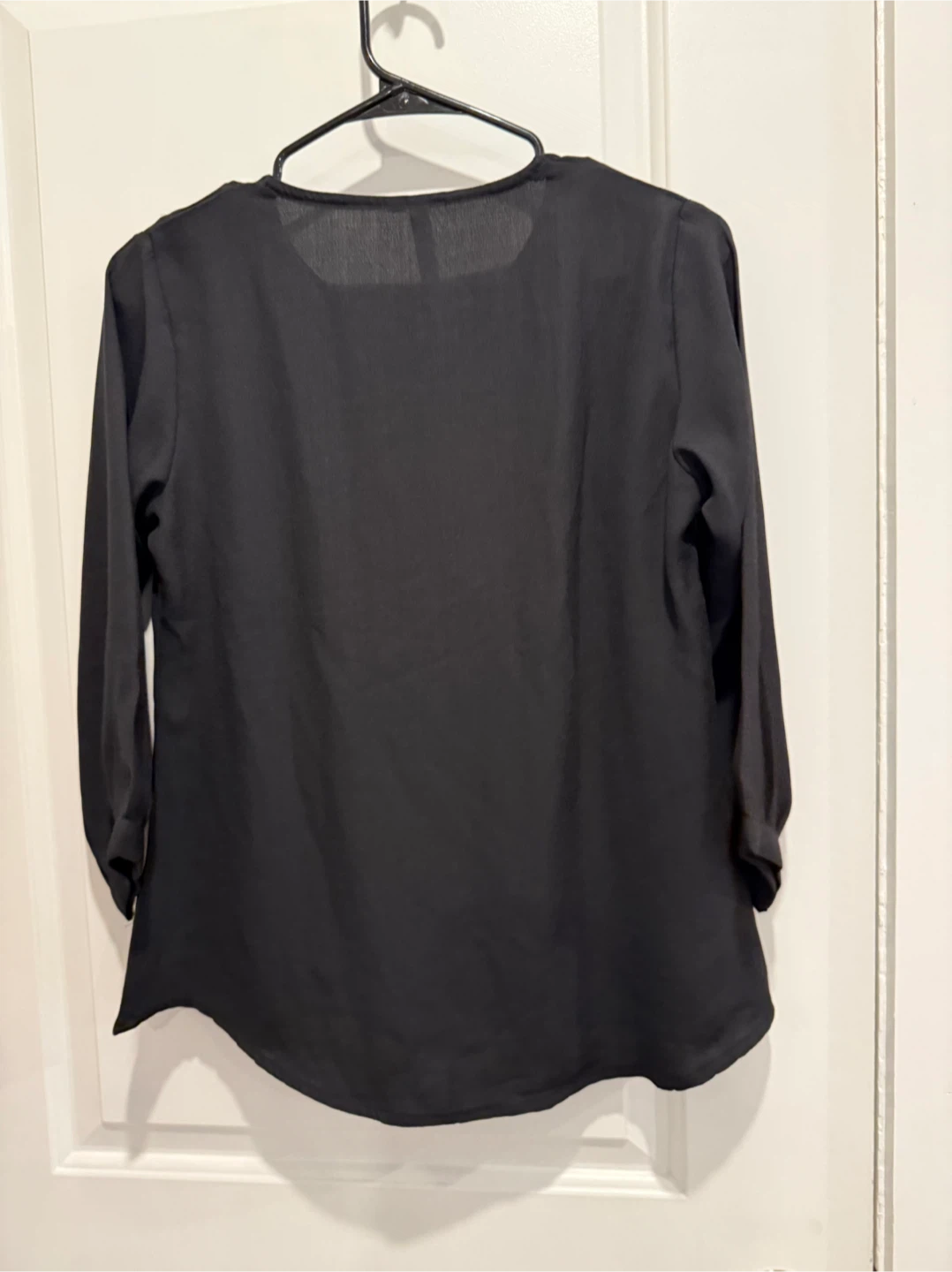 Eighth Girl Black Embroidered Blouse - photo 2