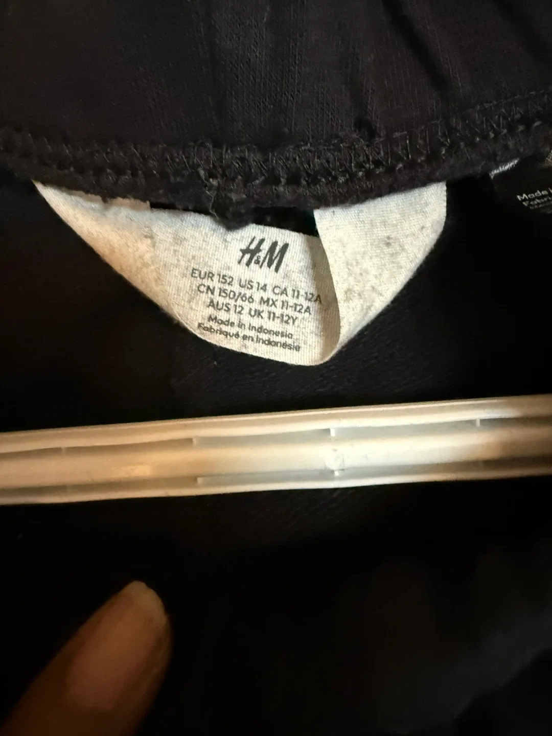 H&M Black Cargo Pants - Size 11-12 image indicator(4)