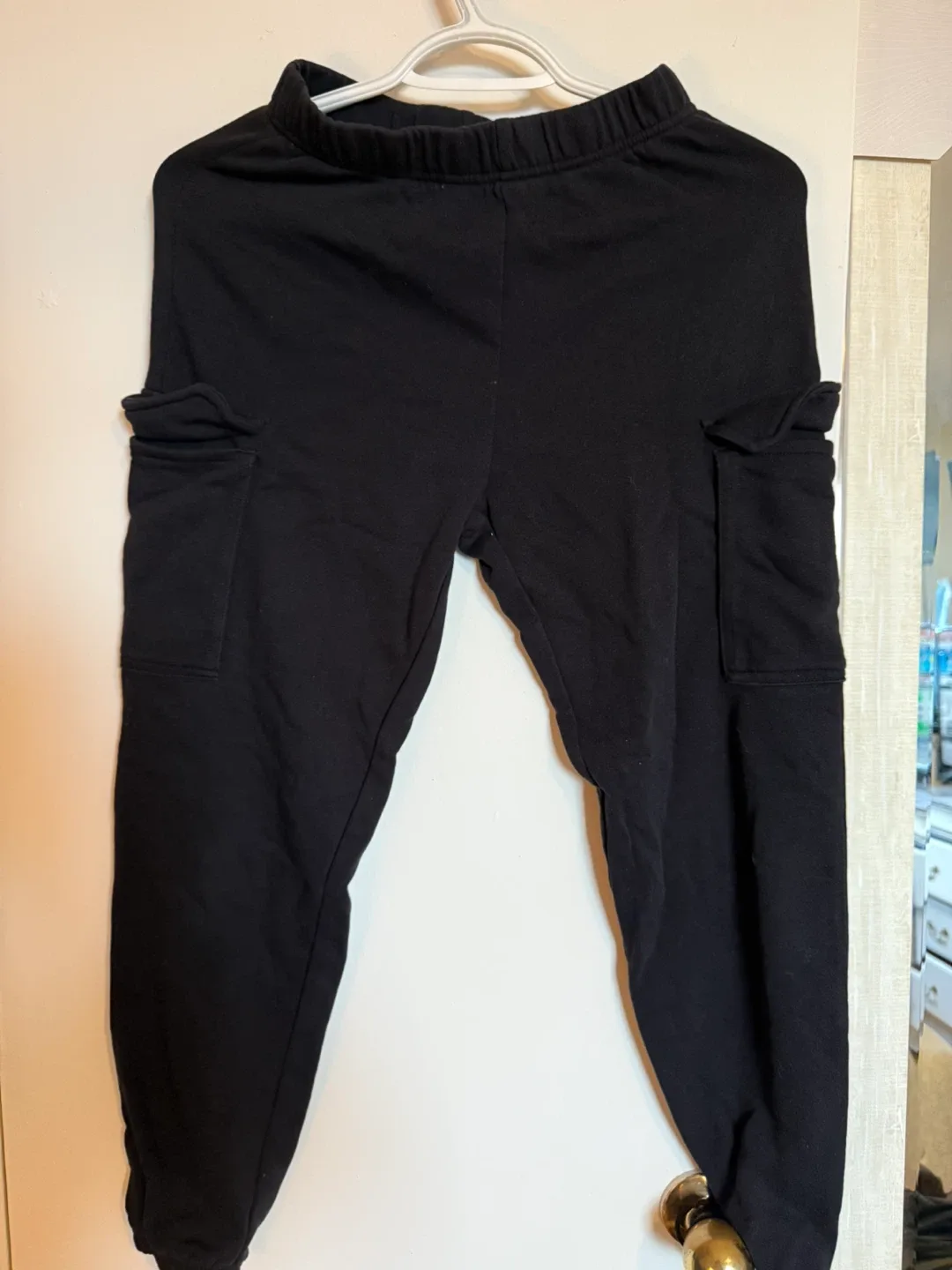 H&M Black Cargo Pants - Size 11-12 image indicator(2)