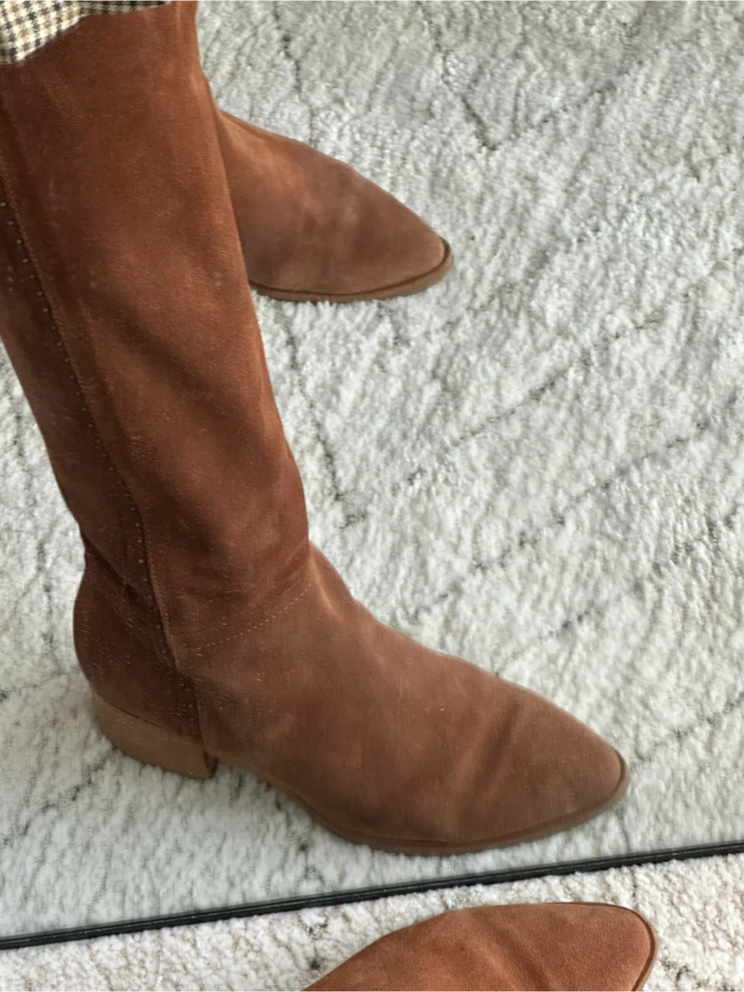 ITALEAU Brown Suede Knee-High Boots — Handmade in Italy - photo 4