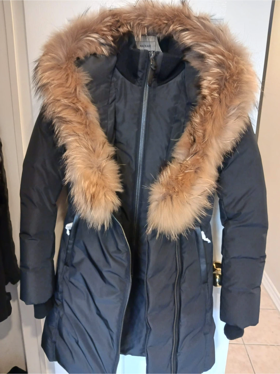 Mackage Black Down Winter Coat