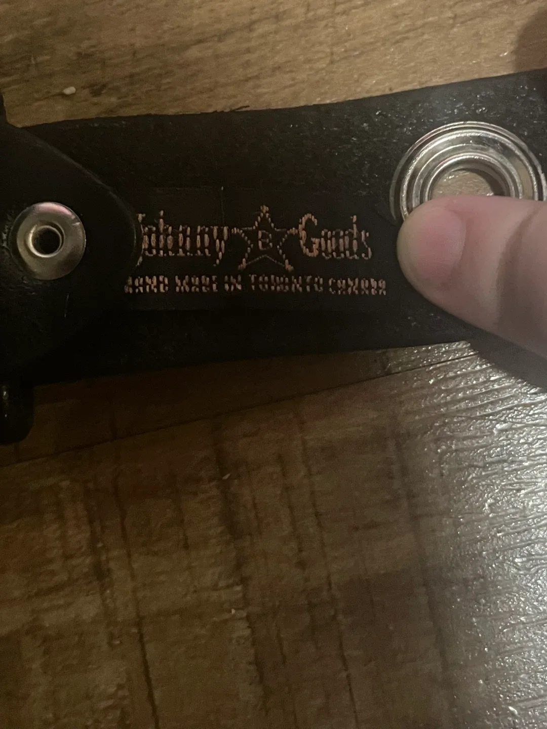 Vintage John B Goods Leather Belt image indicator(4)