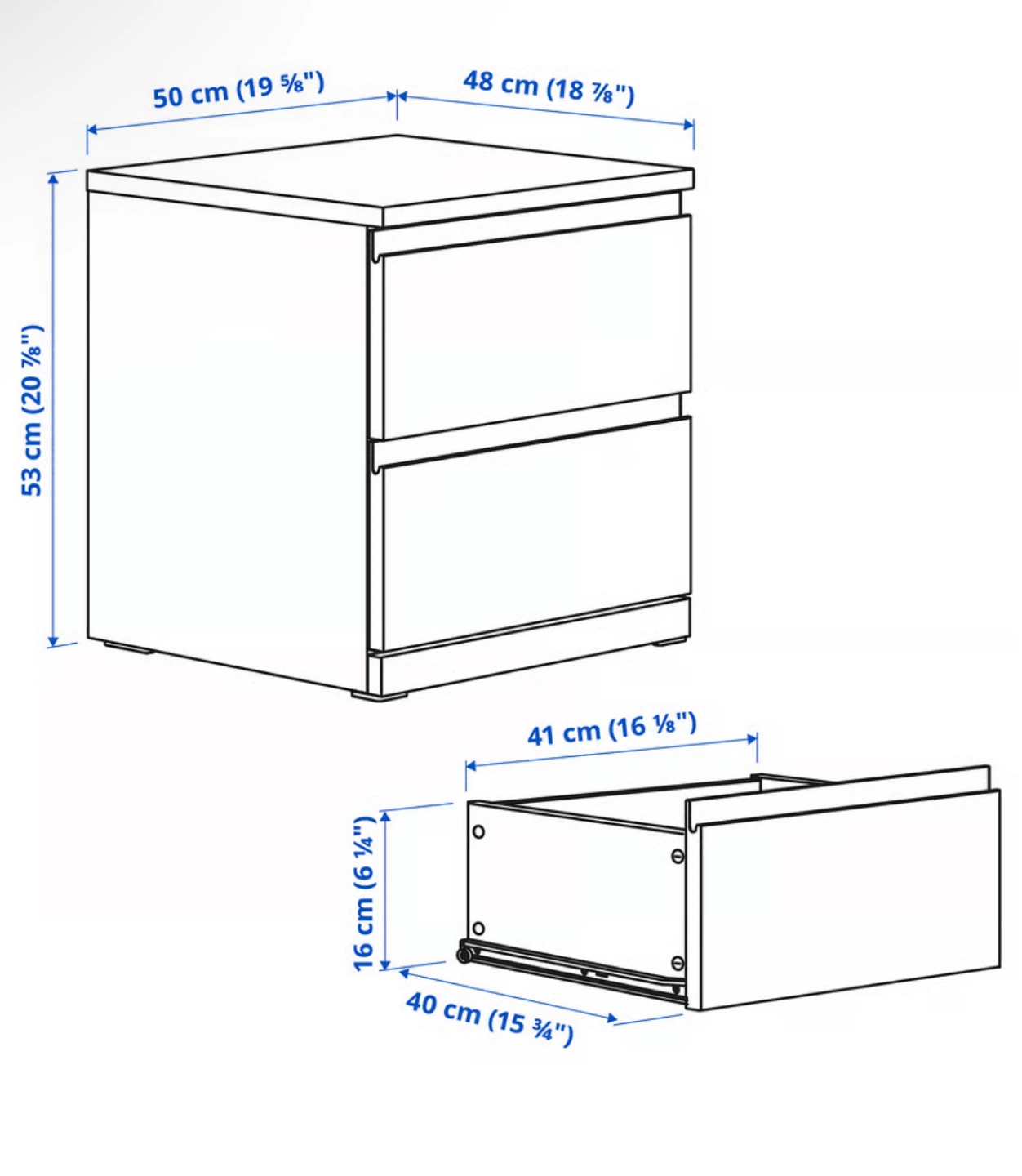 IKEA malm Nightstand - photo 2