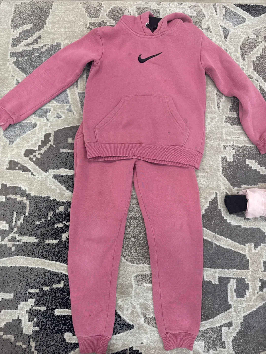 Nike Pink Hoodie and Sweatpants Set