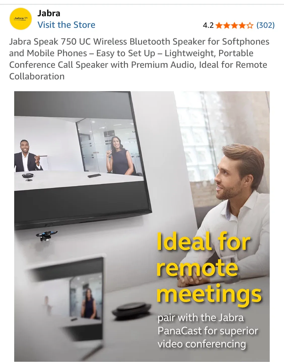 Jabra Speak 750 UC Wireless Bluetooth Speaker image indicator(3)