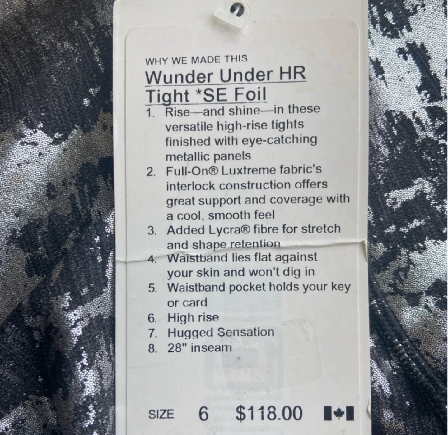 lululemon athletica Women's Gray and Black Jeans image indicator(3)