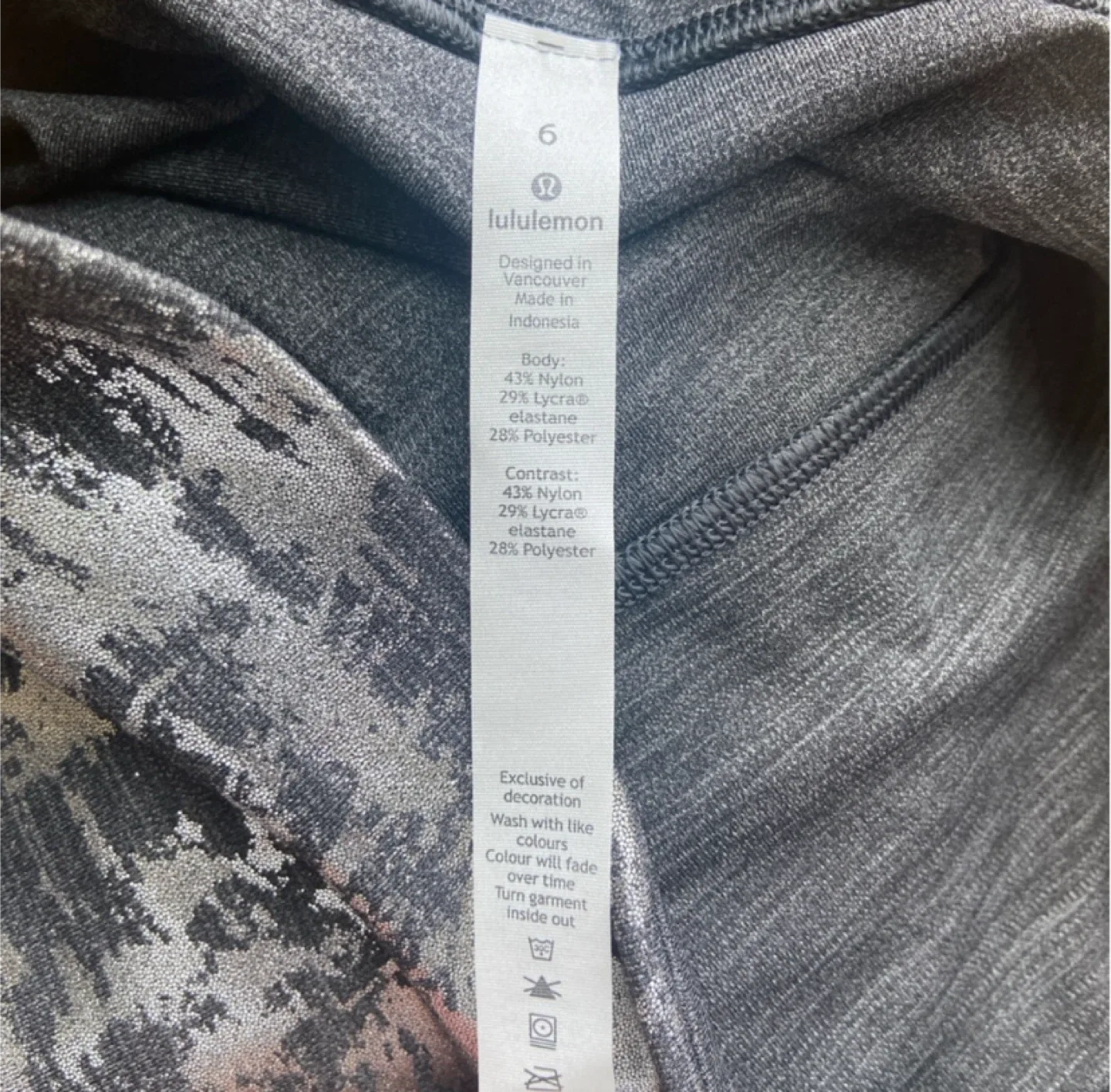 lululemon athletica Women's Gray and Black Jeans image indicator(4)