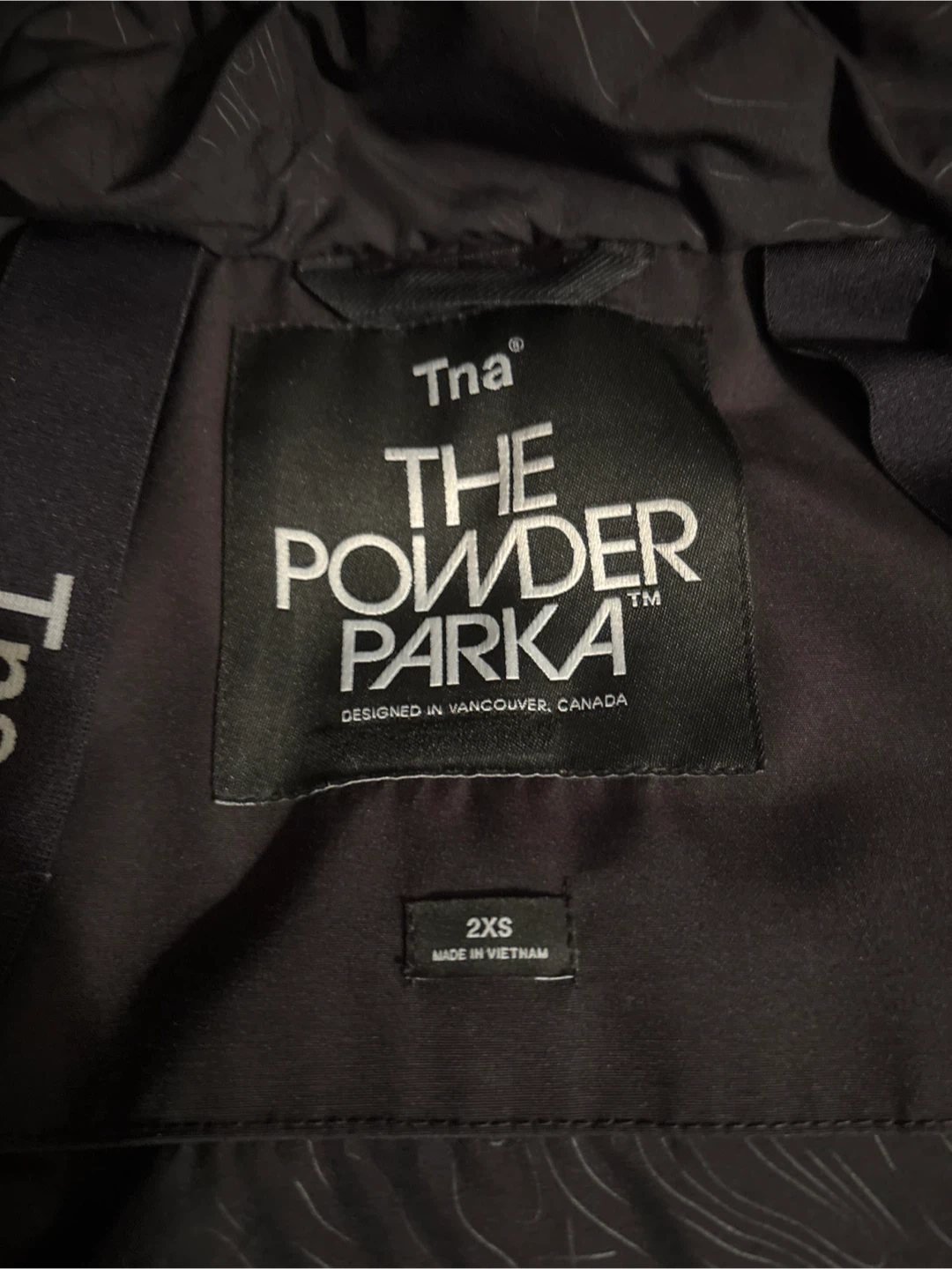 Tna The Powder Parka - Size 2XS - photo 2