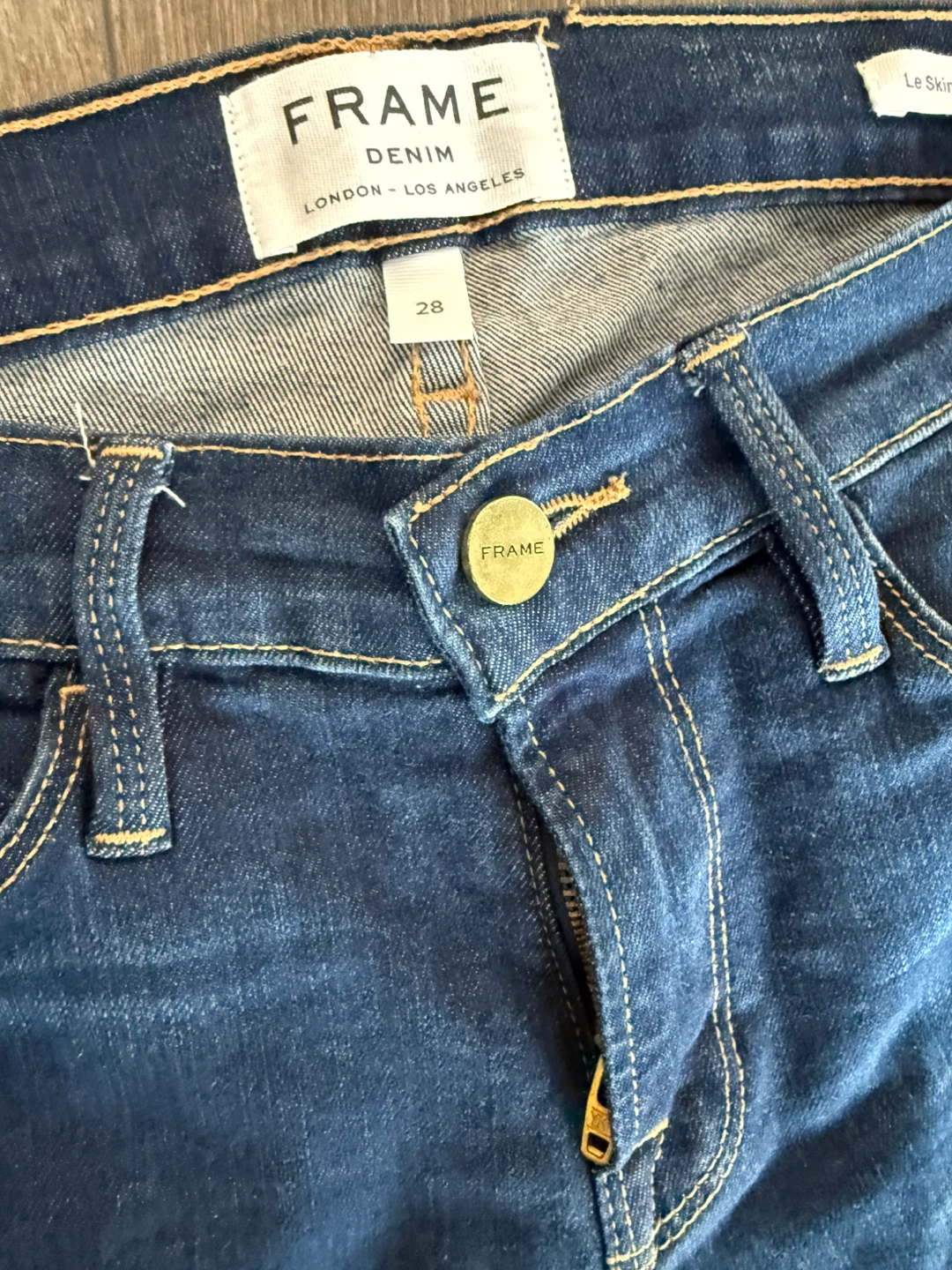 FRAME Denim Le Skinny de Jeanne Jeans - Size 28 - photo 4