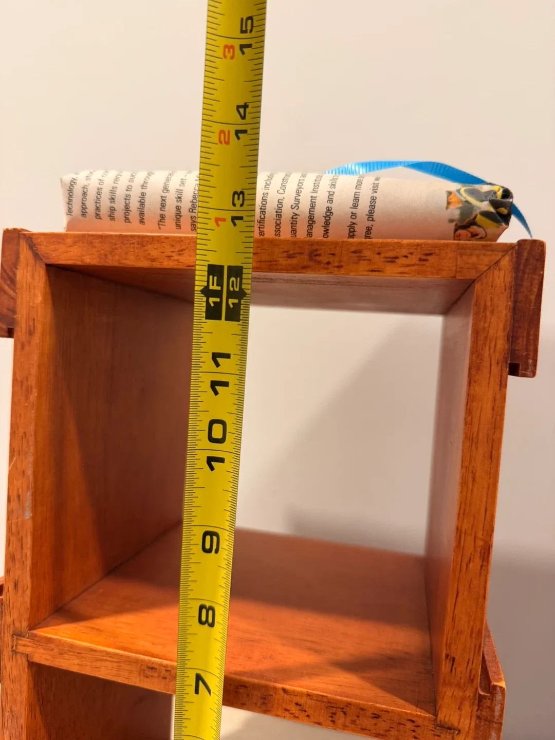 Rotating Wooden Display Shelf Set image indicator(4)