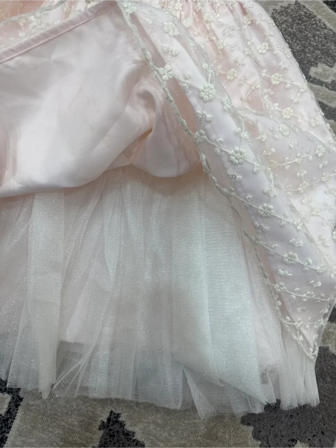 Pink Floral Dress - Girls image indicator(4)