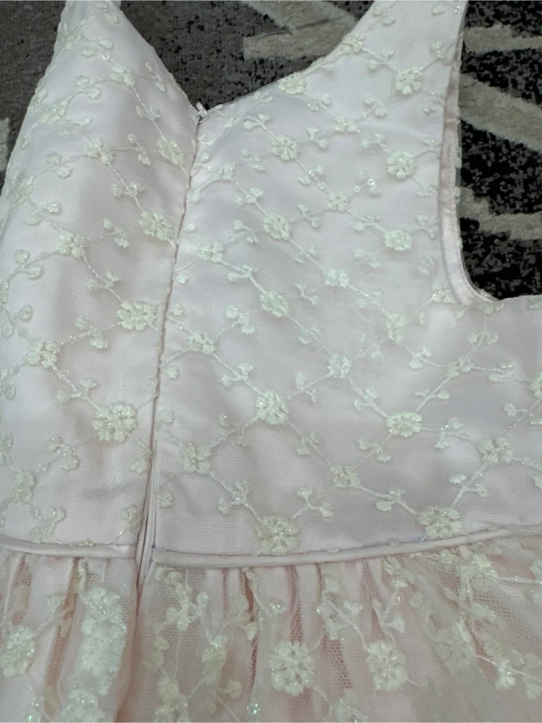 Pink Floral Dress - Girls image indicator(3)