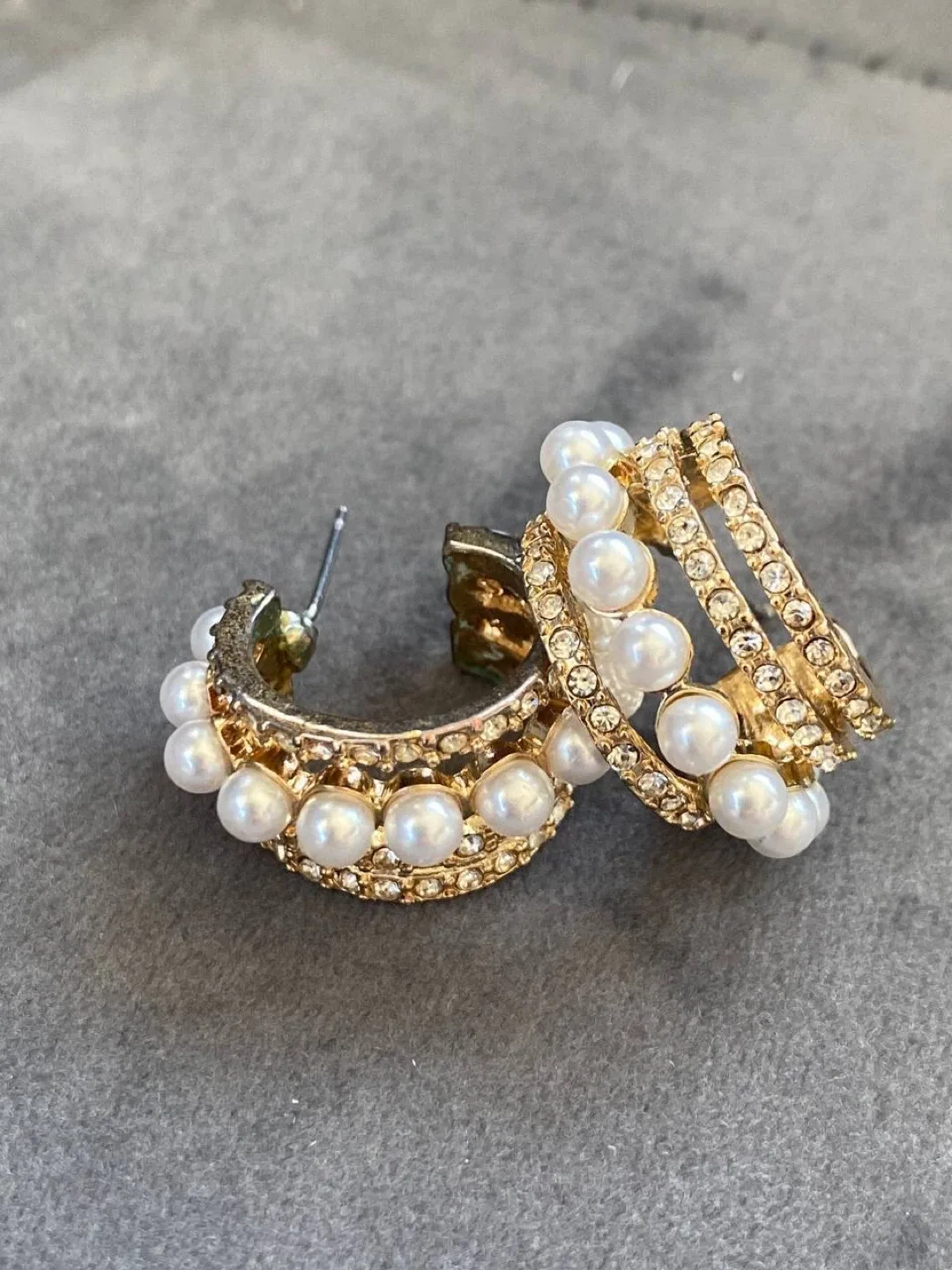 Earrings with pearls Zara thumbnail