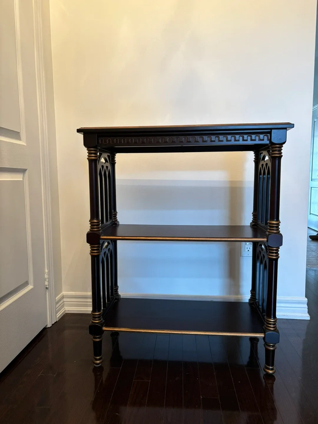 Dark Brown 3-Tier Shelf