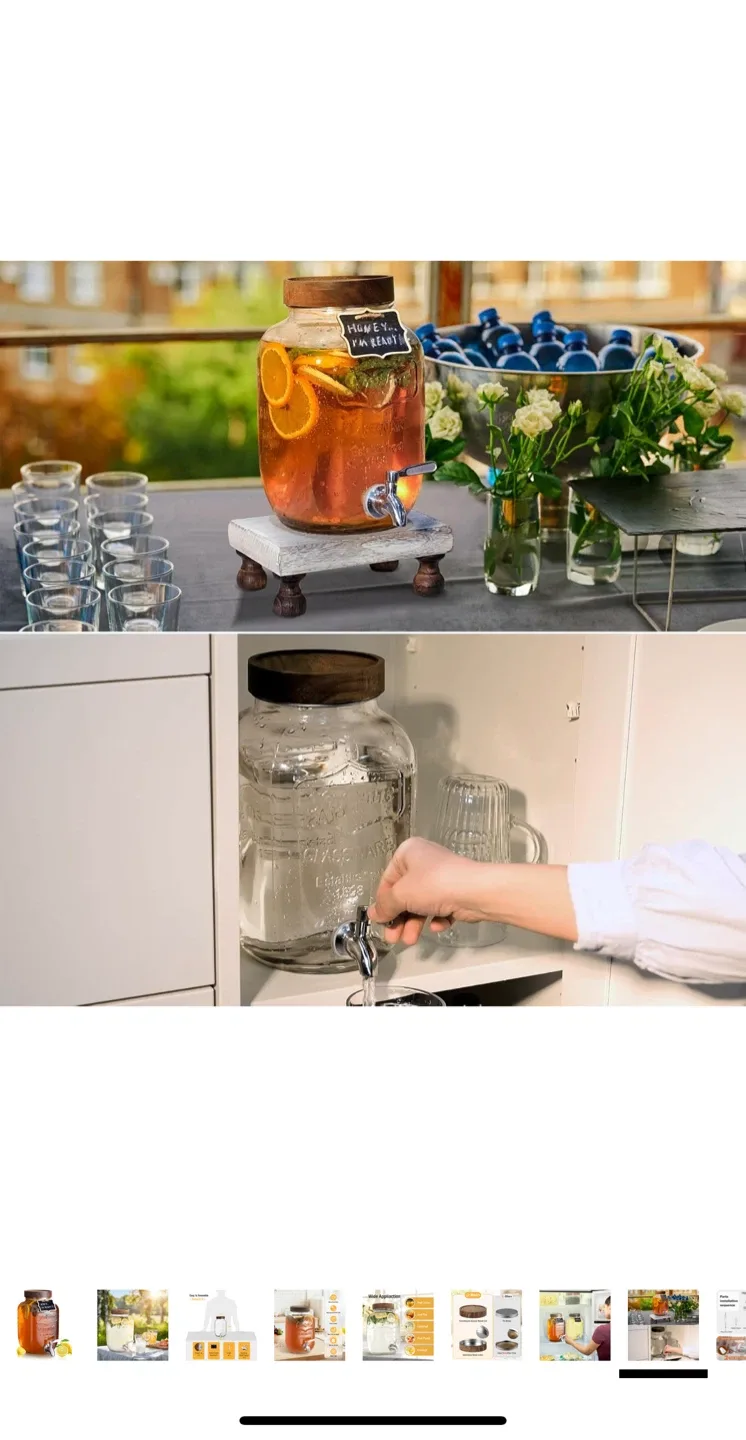 Yorkshire Glassware Dispenser with Spigot image indicator(2)