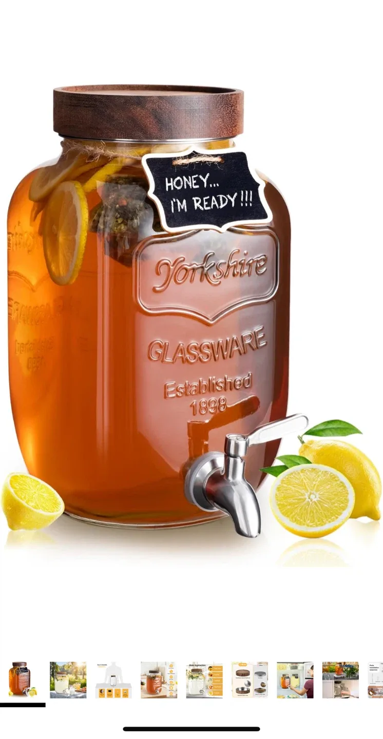 Yorkshire Glassware Dispenser with Spigot image indicator(9)