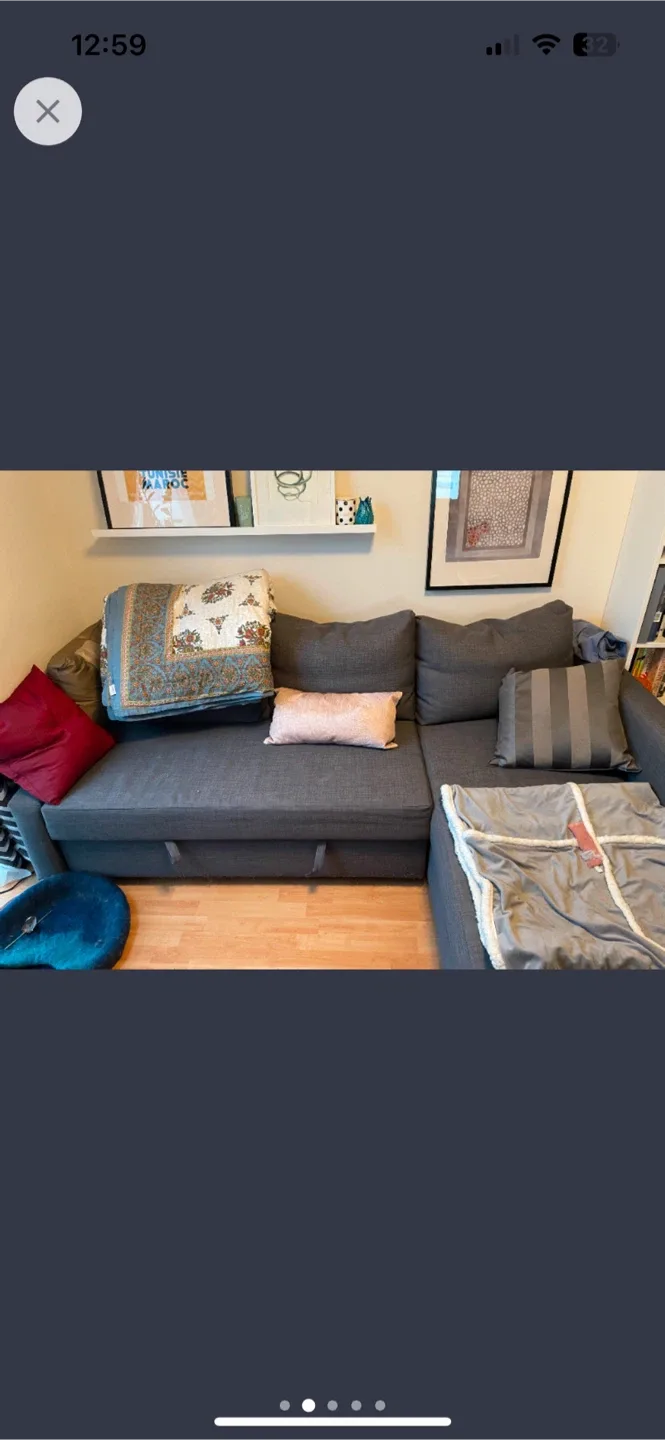 Grey Sectional Sofa with Storage image indicator(2)