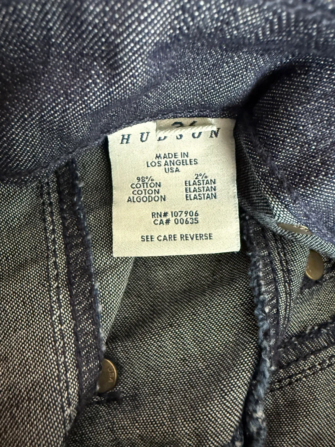 Hudson Jeans, Wide Leg, Dark Wash image indicator(6)