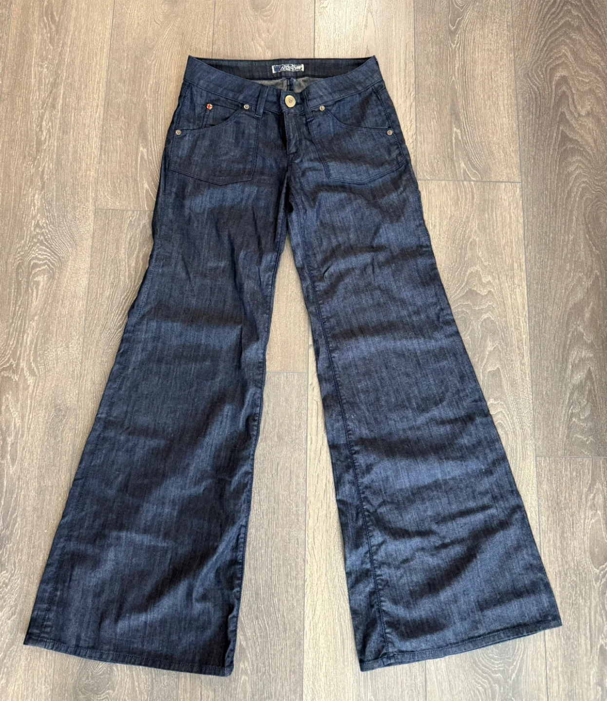 Hudson Jeans, Wide Leg, Dark Wash