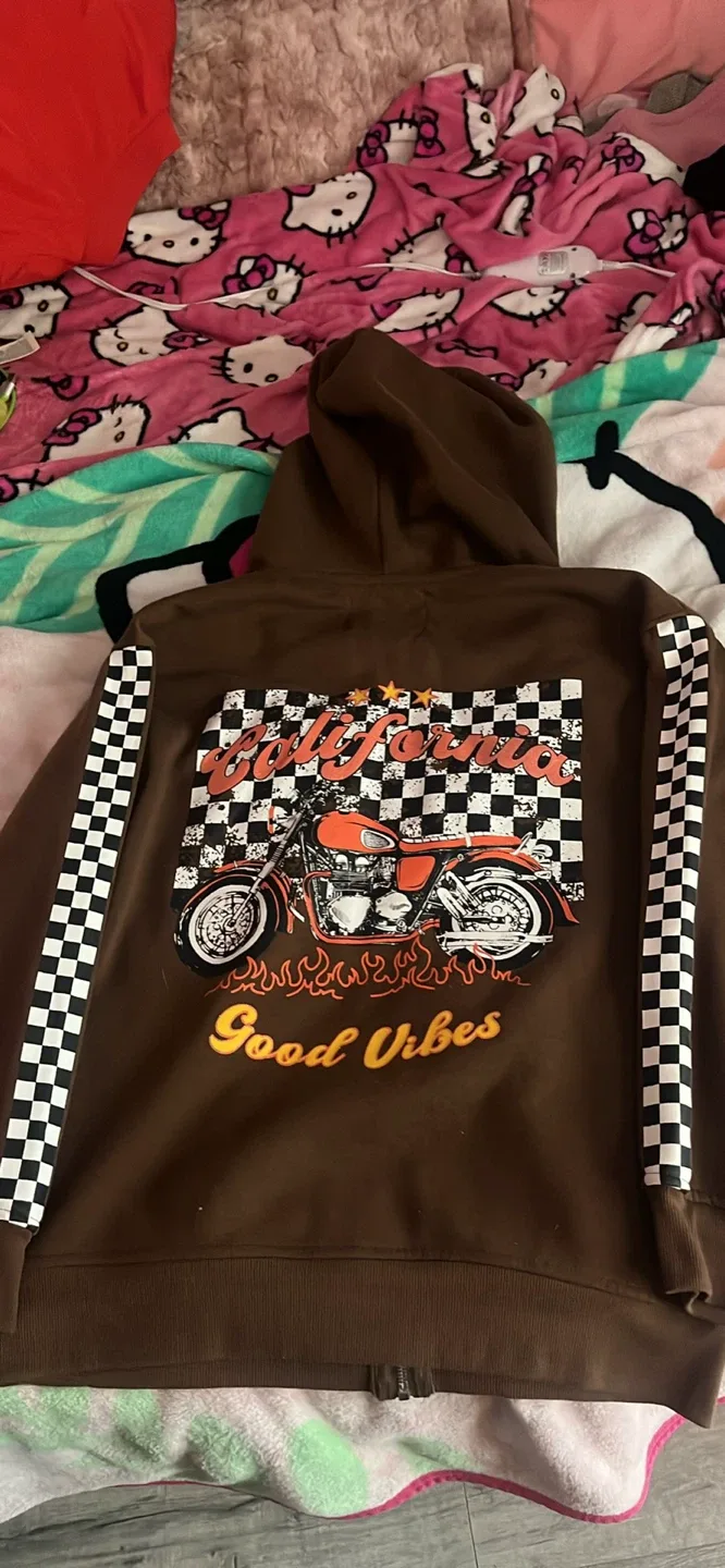 UK Girl Oversized Zip Hoodie - L/G (14/16) image indicator(3)