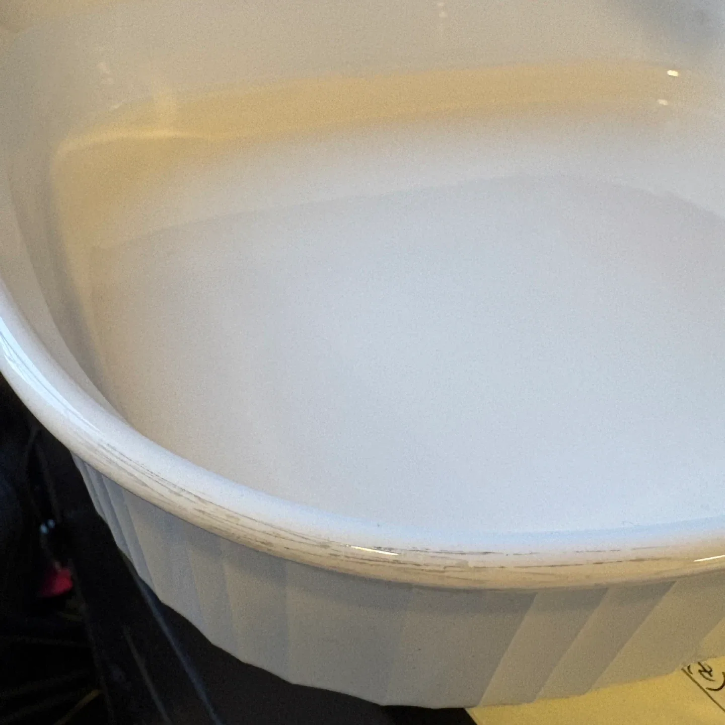 Corningware 4.5 L French White Casserole Dish Open Roaster image indicator(5)