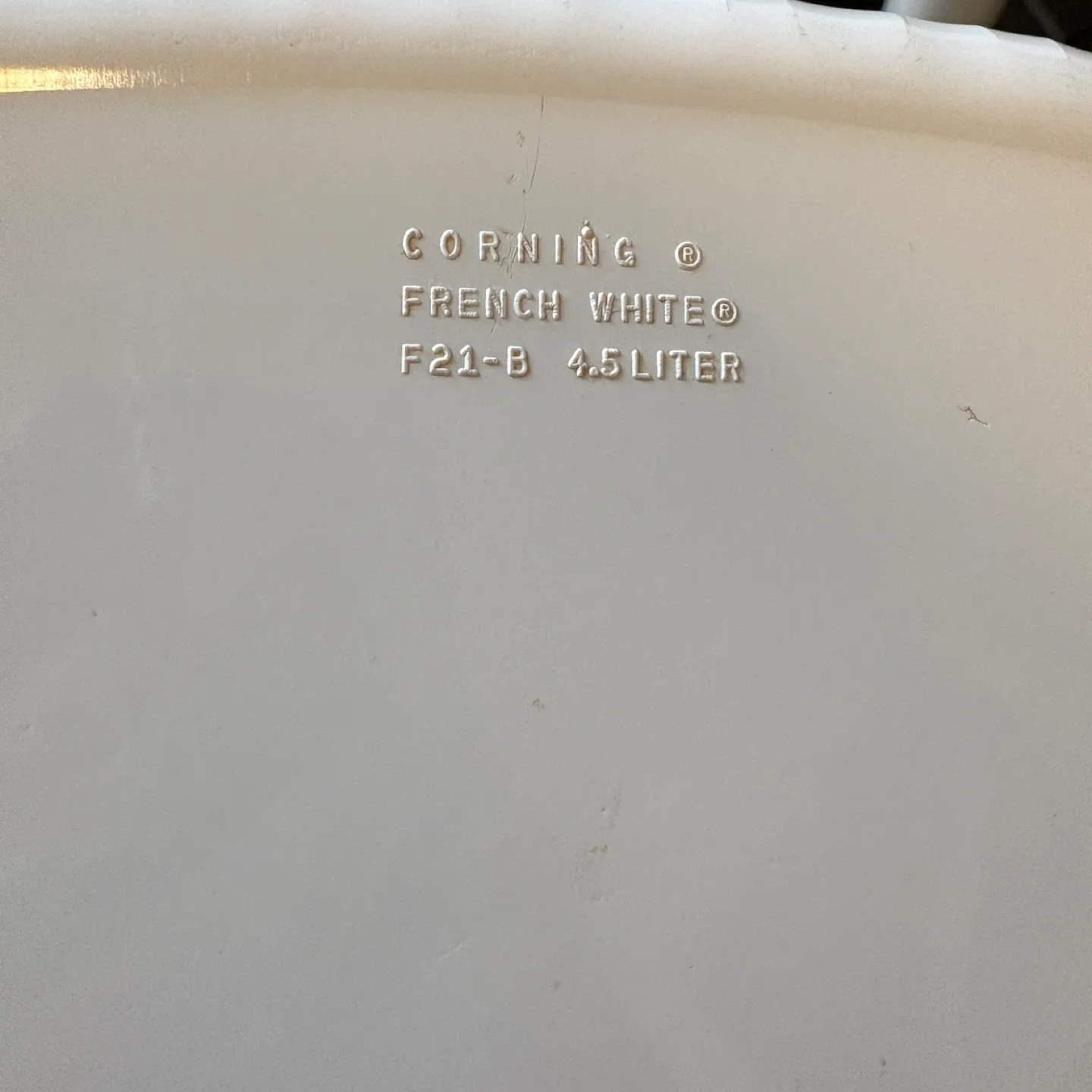 Corningware 4.5 L French White Casserole Dish Open Roaster image indicator(4)