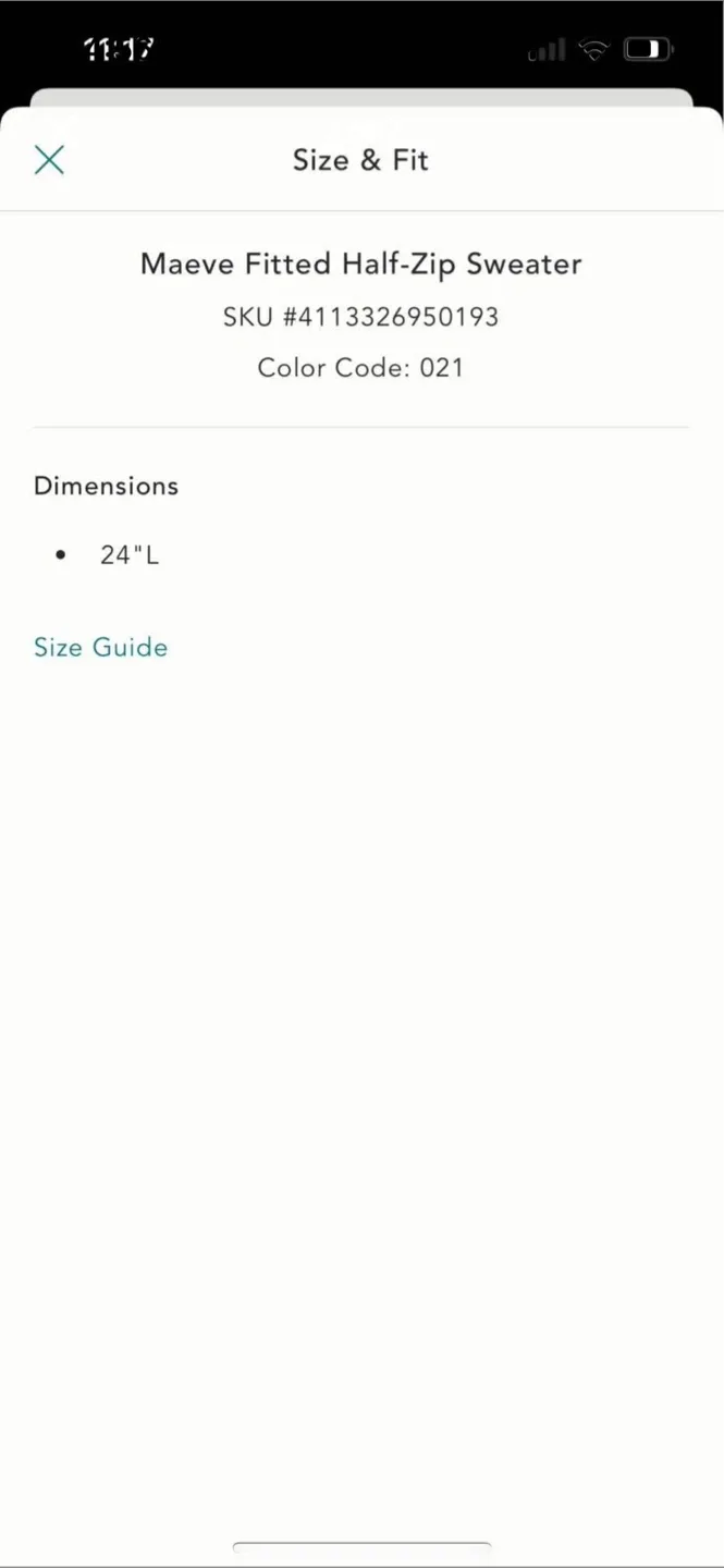 BNWT Anthropologie Maeve Half Zip Sweater S image indicator(7)