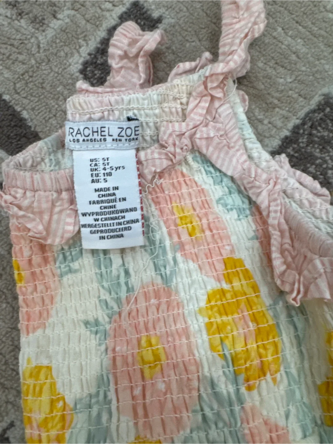 Rachel Zoe Floral Dress - Size 5T image indicator(2)