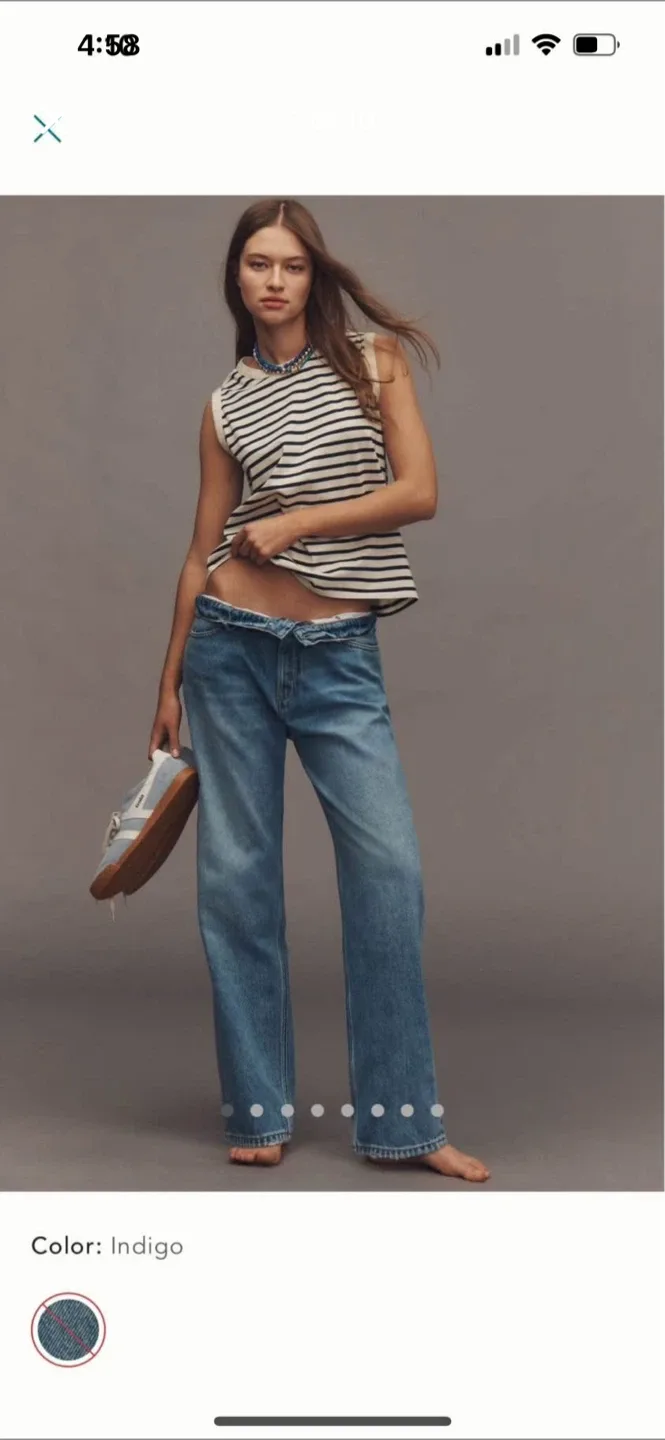 BNWT Good American Good Standard High Rise Straight Leg Jeans