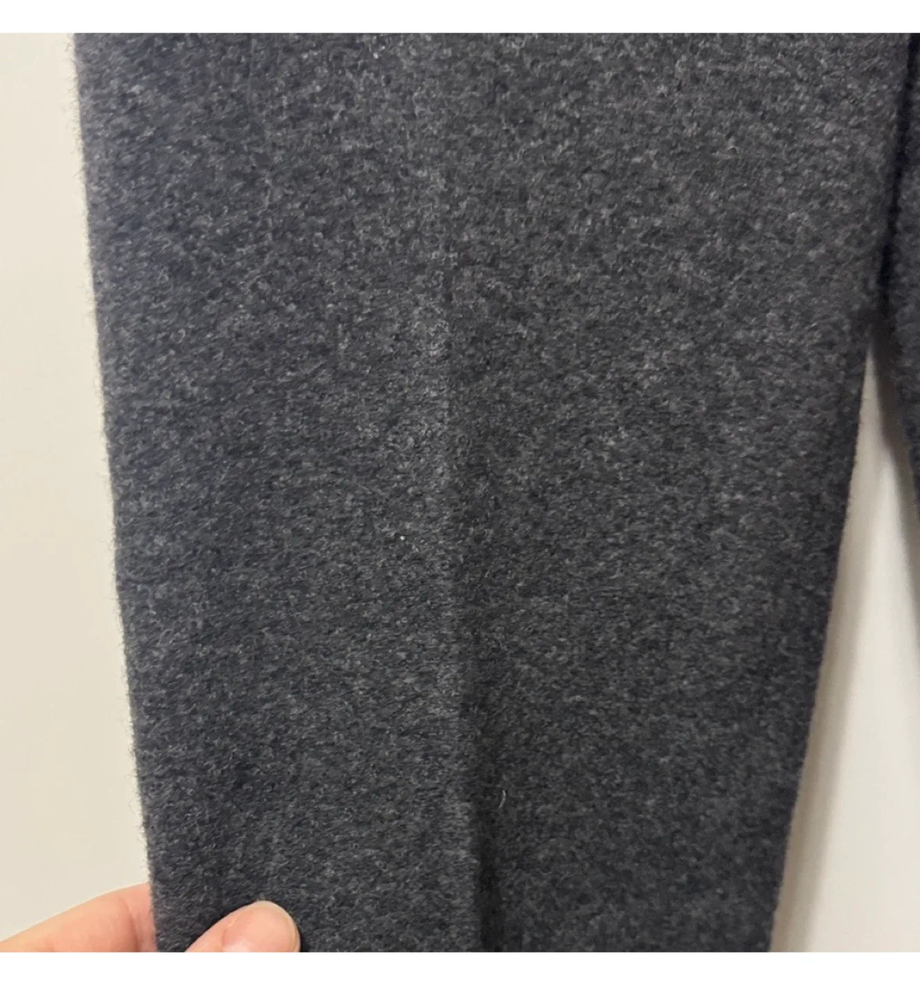 Vintage miu miu fleece wool fuzzy grey Pants - 38 image indicator(4)