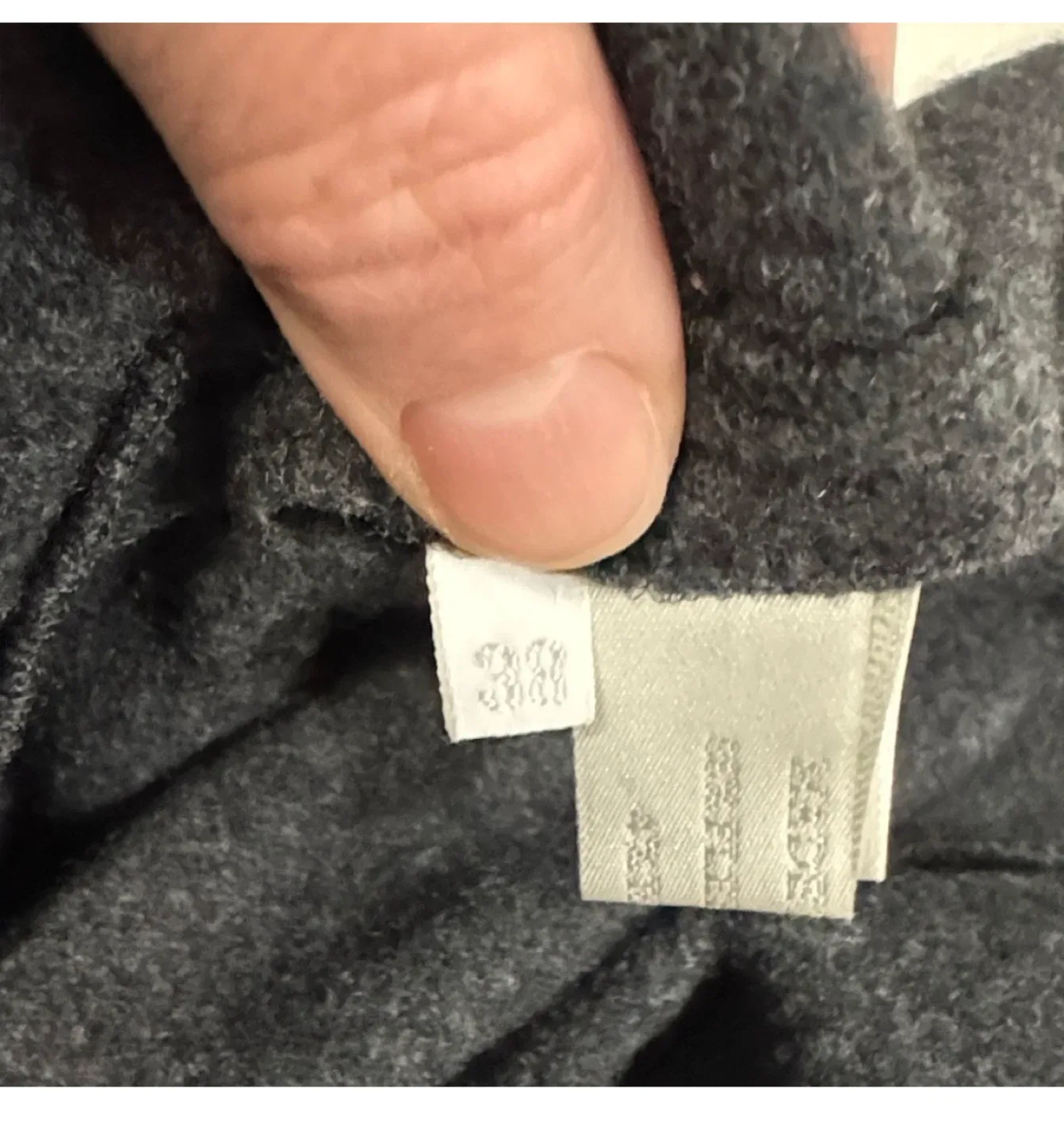 Vintage miu miu fleece wool fuzzy grey Pants - 38 image indicator(7)