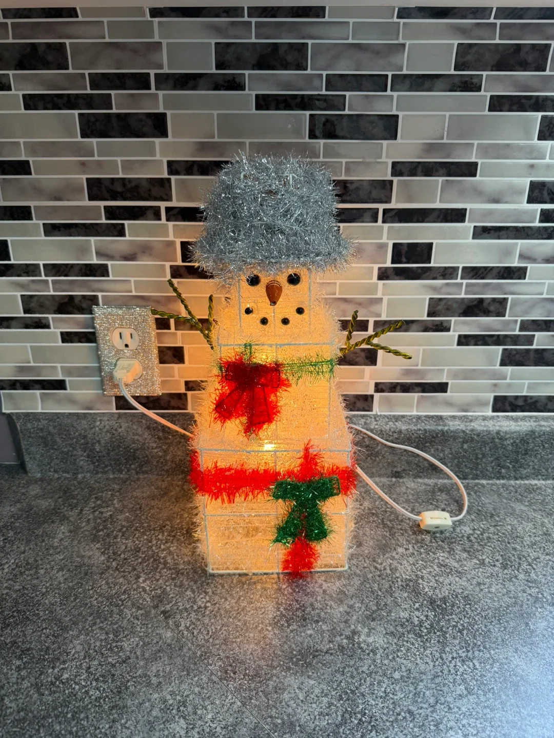 Snowman Christmas Light
