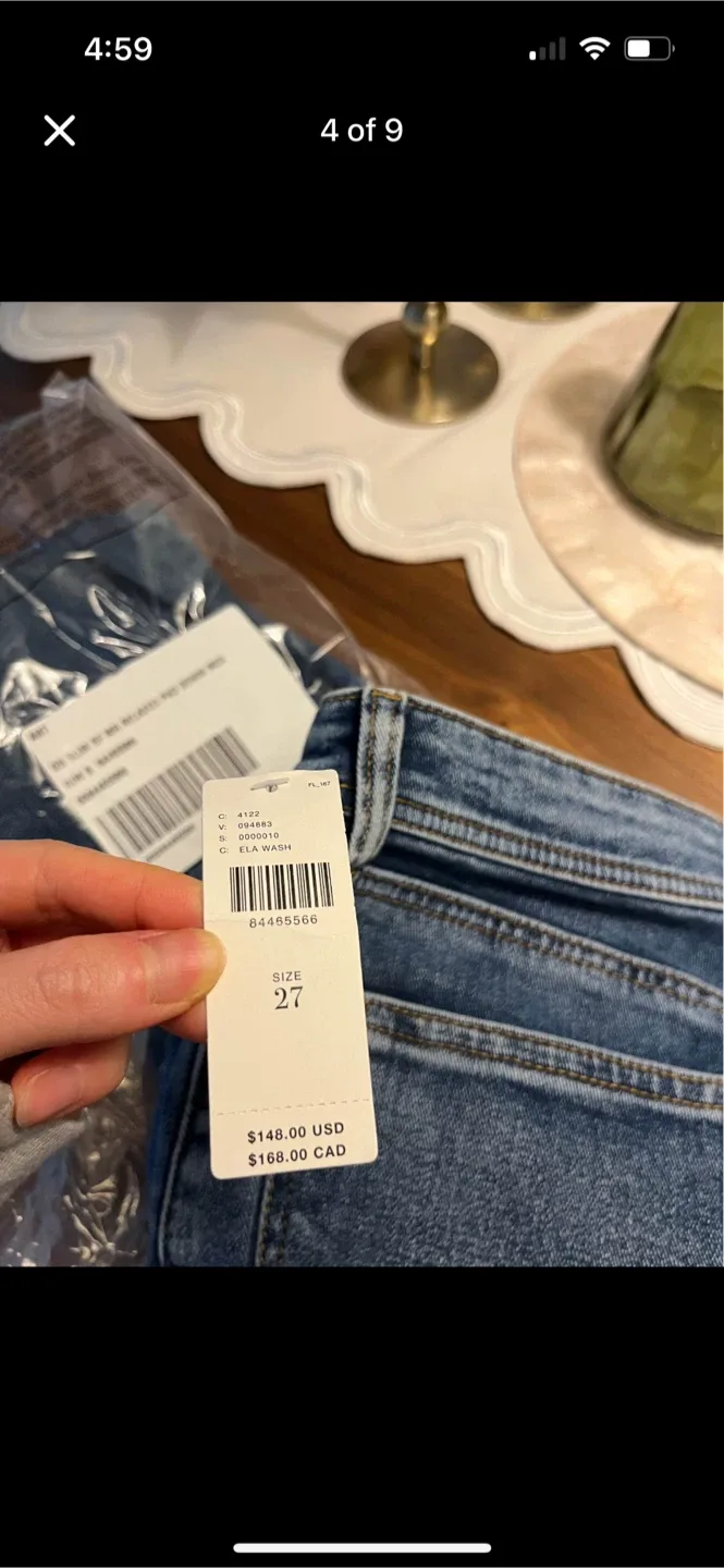 BNWT Anthropologie Pilcro Boyfriend Mid rise  Relaxed Jeans 27 image indicator(4)