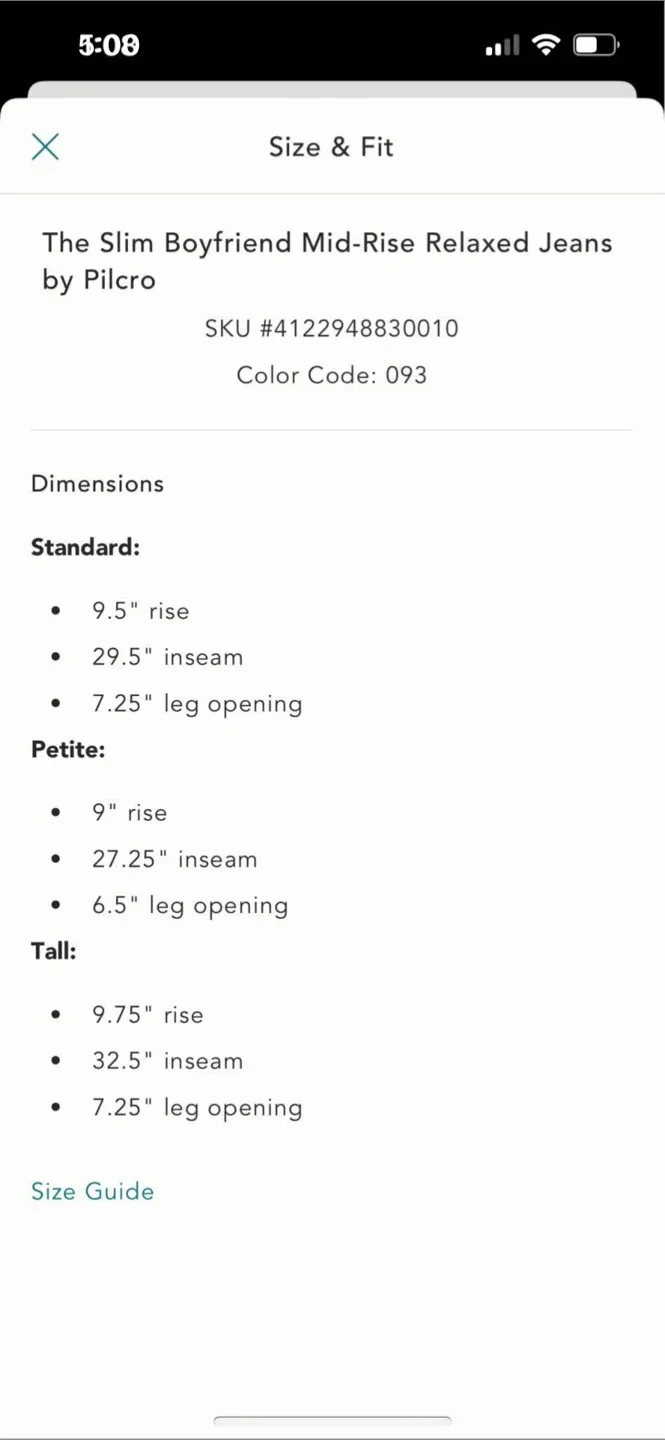 BNWT Anthropologie Pilcro Boyfriend Mid rise  Relaxed Jeans 27 image indicator(9)