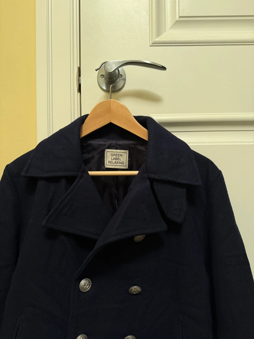 Green Label Men's Navy Peacoat - photo 2