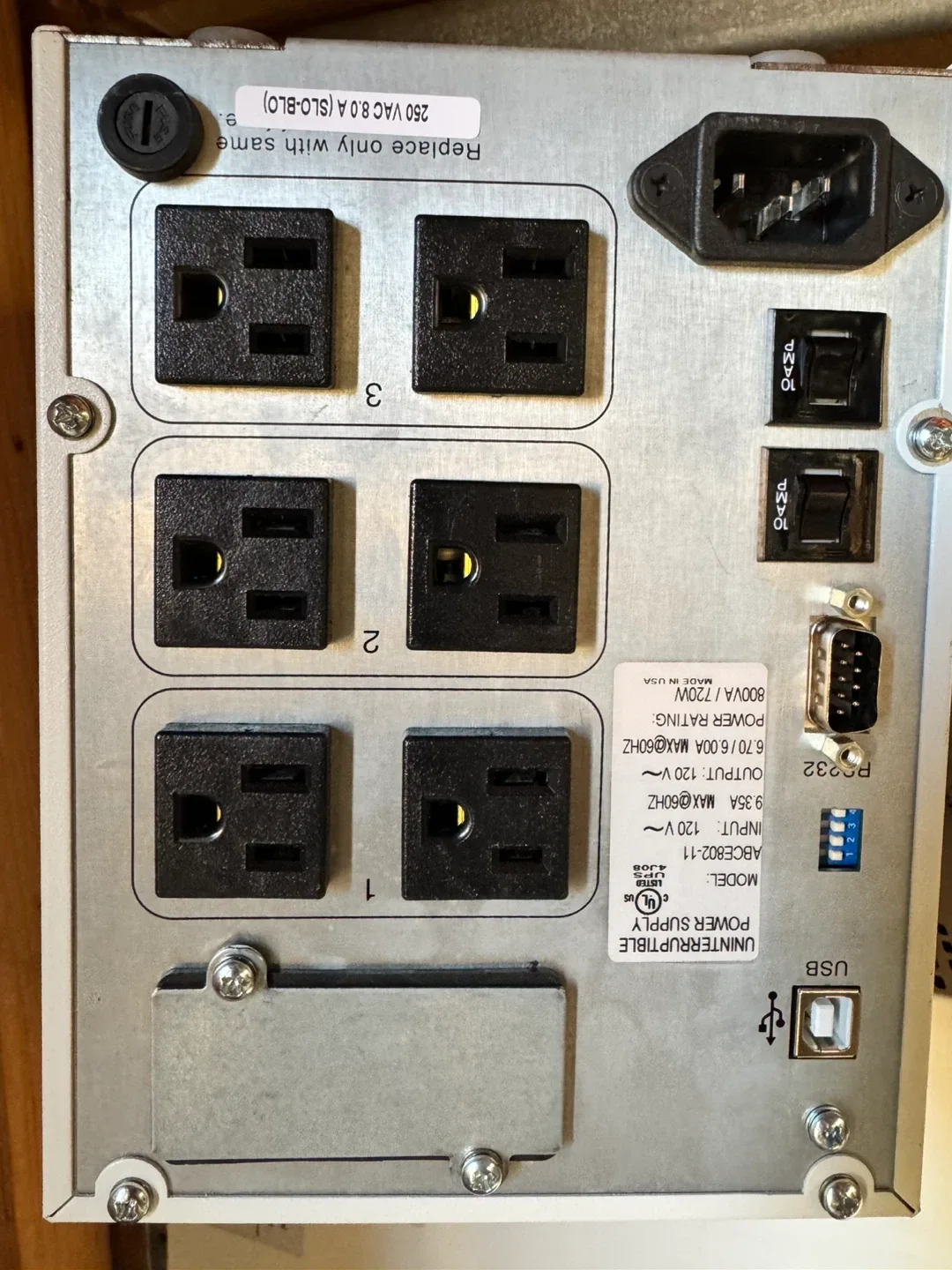 AMETEK Powervar Uninterruptible Power Supply image indicator(2)