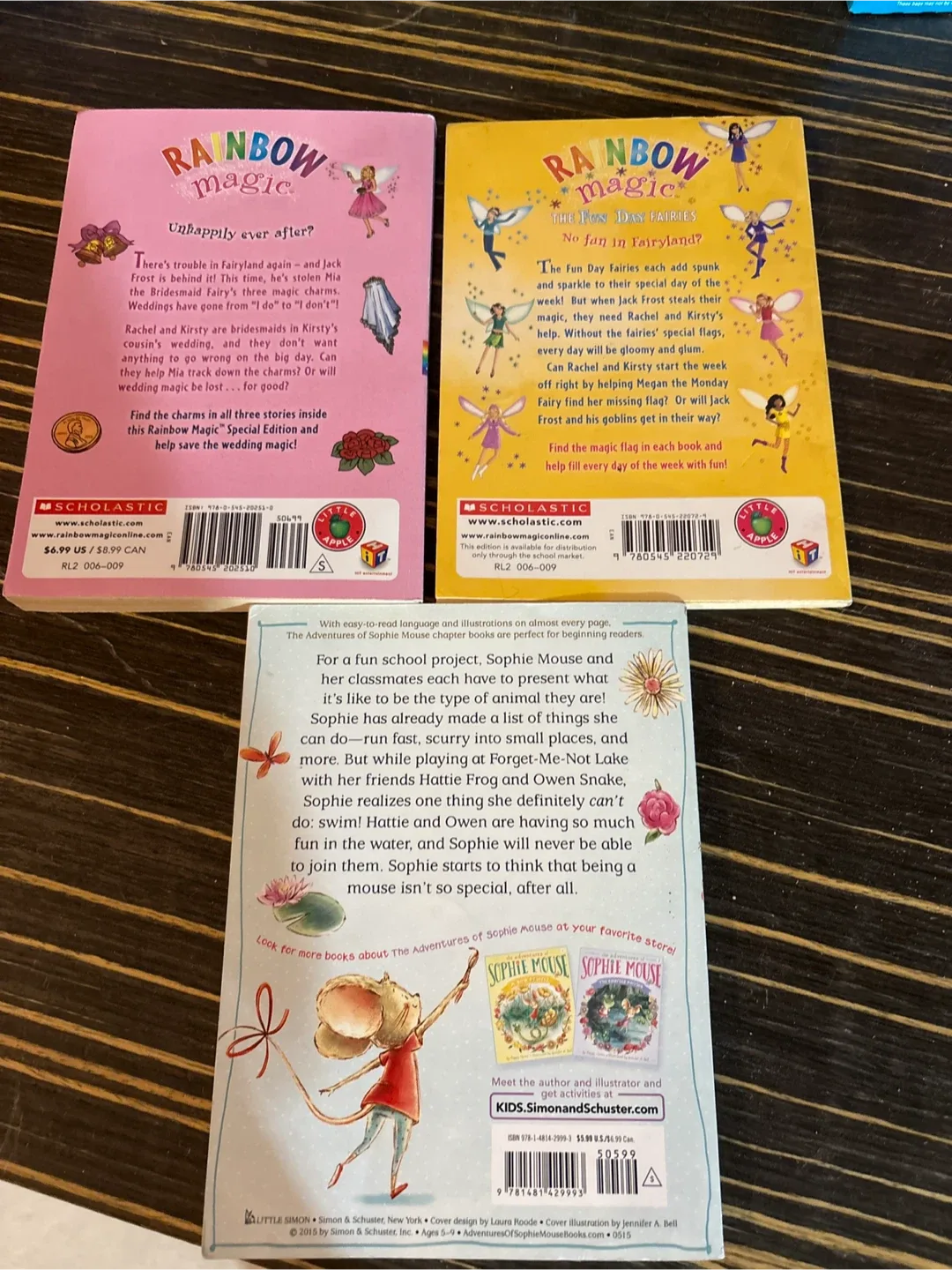 Rainbow Magic & Sophie Mouse Books image indicator(2)