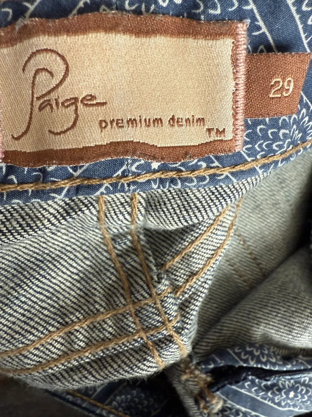Paige Premium Denim Skirt - Size 29 image indicator(7)