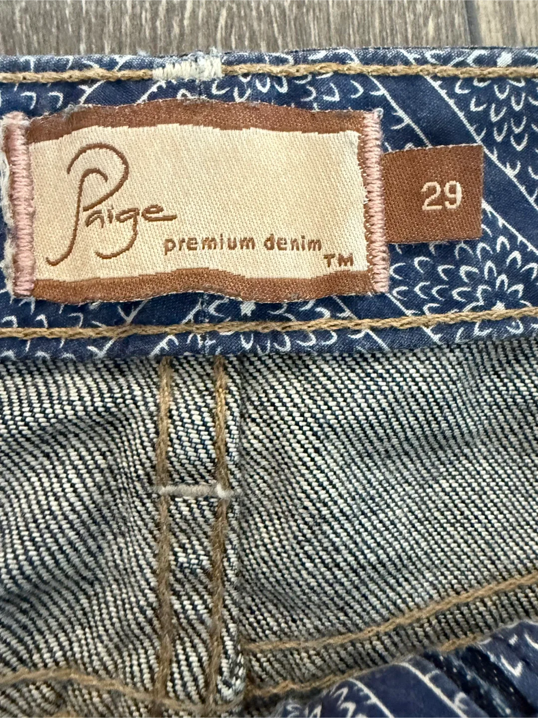 Paige Premium Denim Skirt - Size 29 image indicator(3)