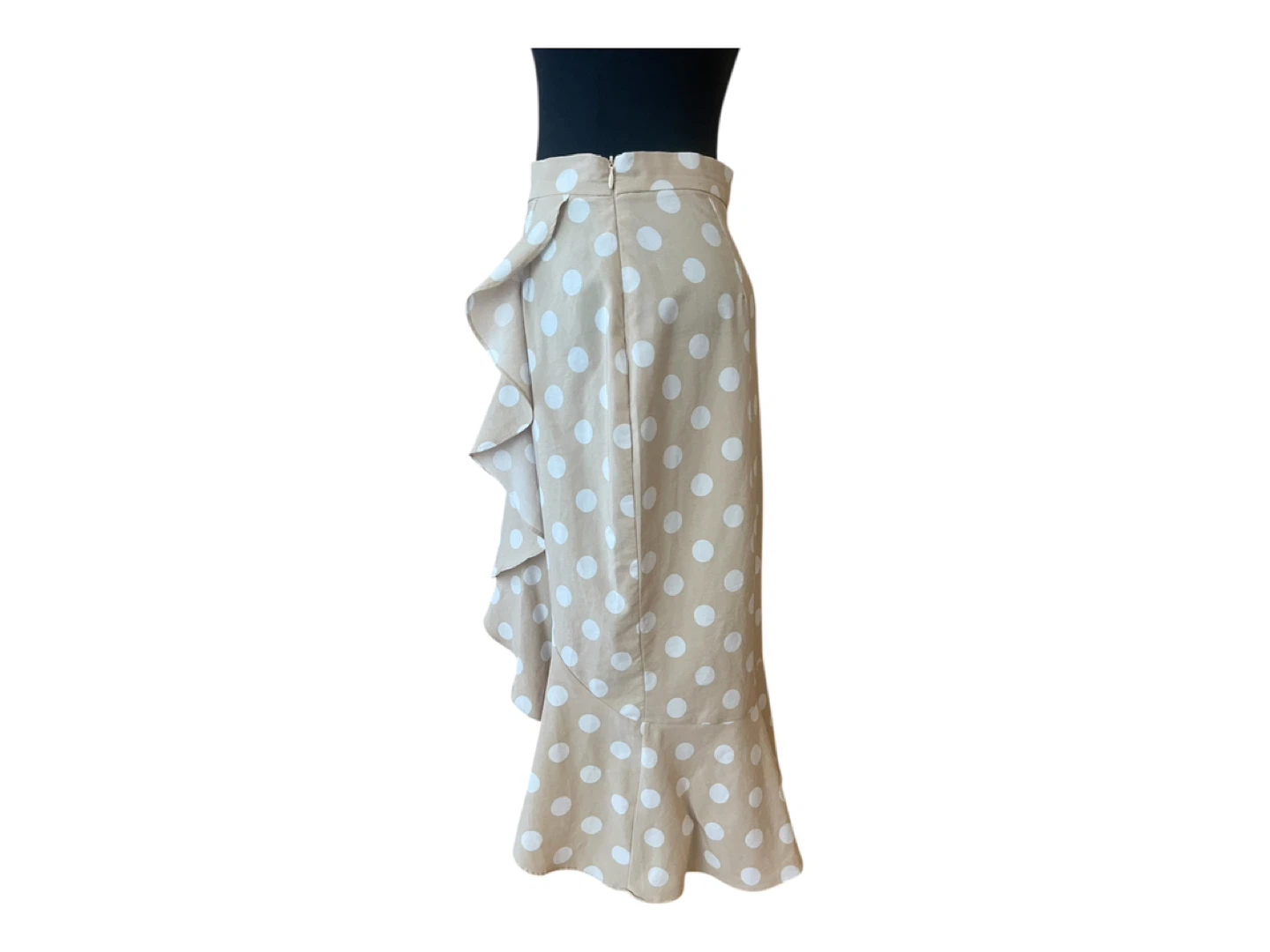 Vintage 2000s Y2K Ruffle Polka Dot Skirt - photo 5