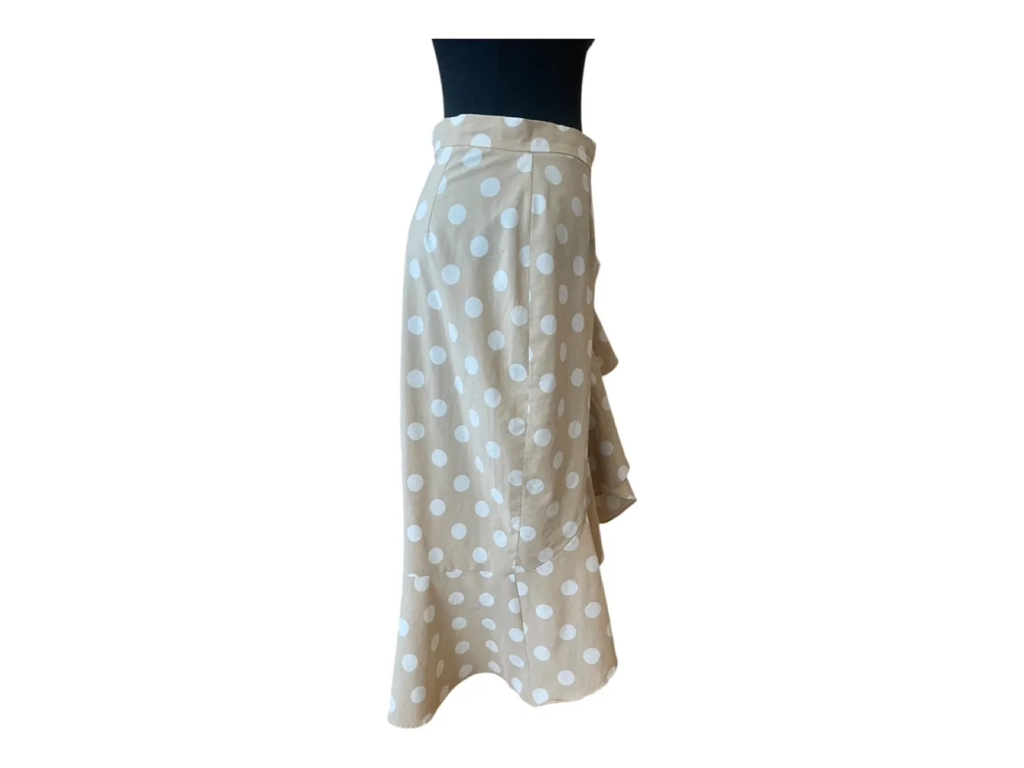 Vintage 2000s Y2K Ruffle Polka Dot Skirt image indicator(7)