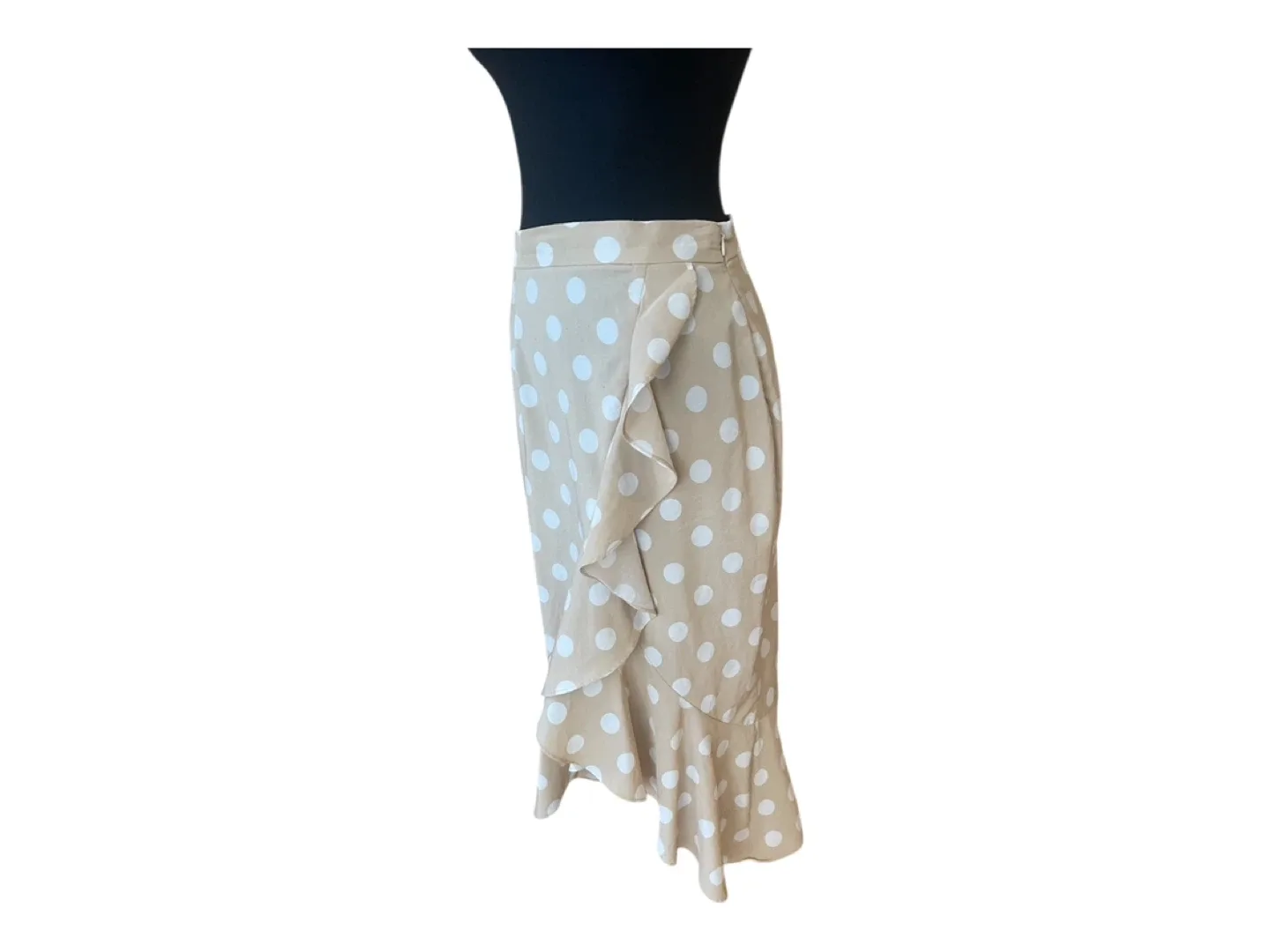 Vintage 2000s Y2K Ruffle Polka Dot Skirt image indicator(10)