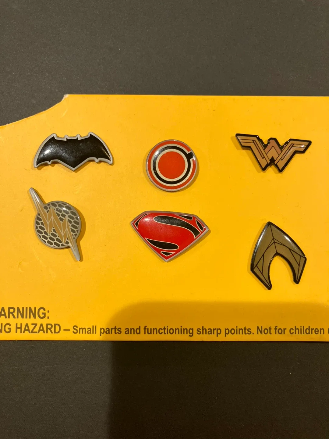 DC Justice League Metal Pin Set. image indicator(3)