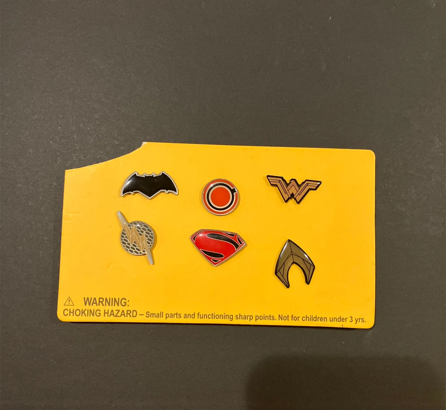 DC Justice League Metal Pin Set. image indicator(2)