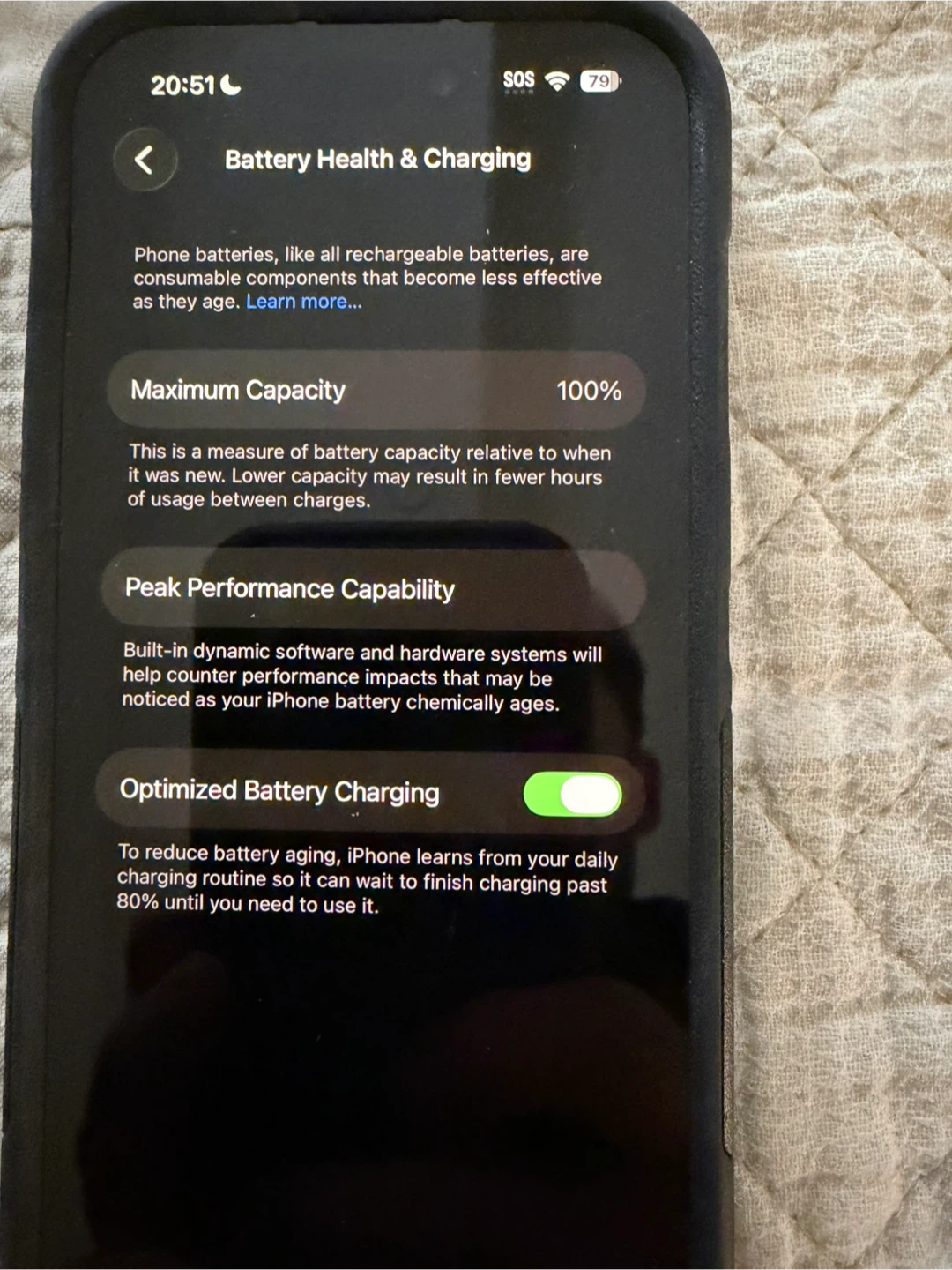 Unlocked iPhone 14 Pro 1TB w Otterbox Case & brand new battery - photo 3