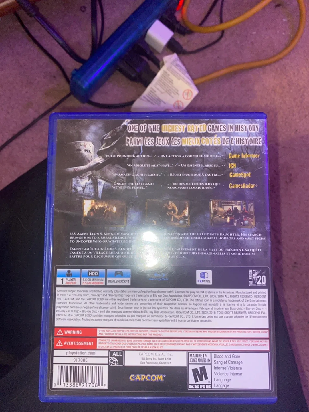 Resident Evil 4 PS4 Game image indicator(2)