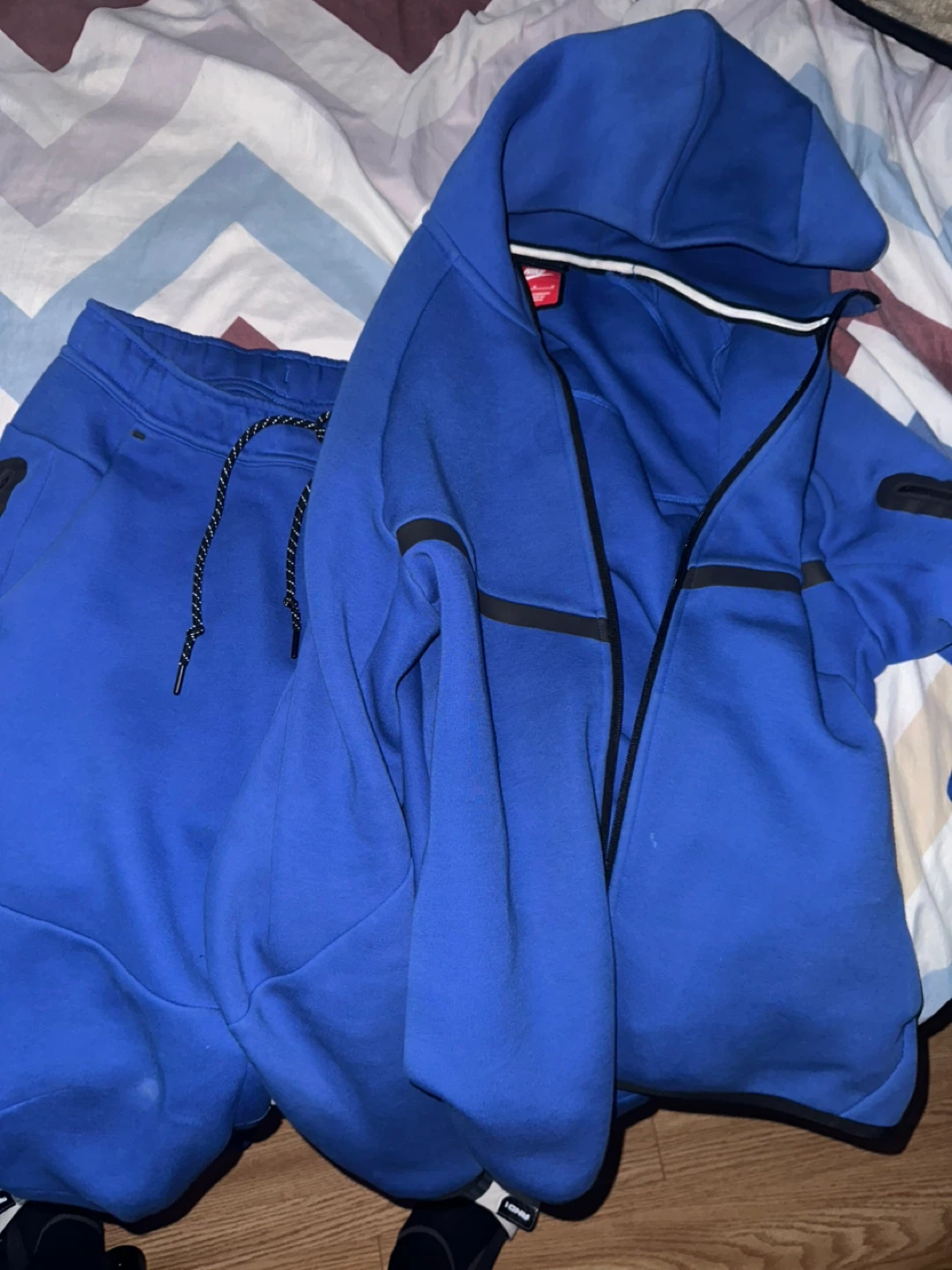 Nike Tech Fleece Blue Tracksuit