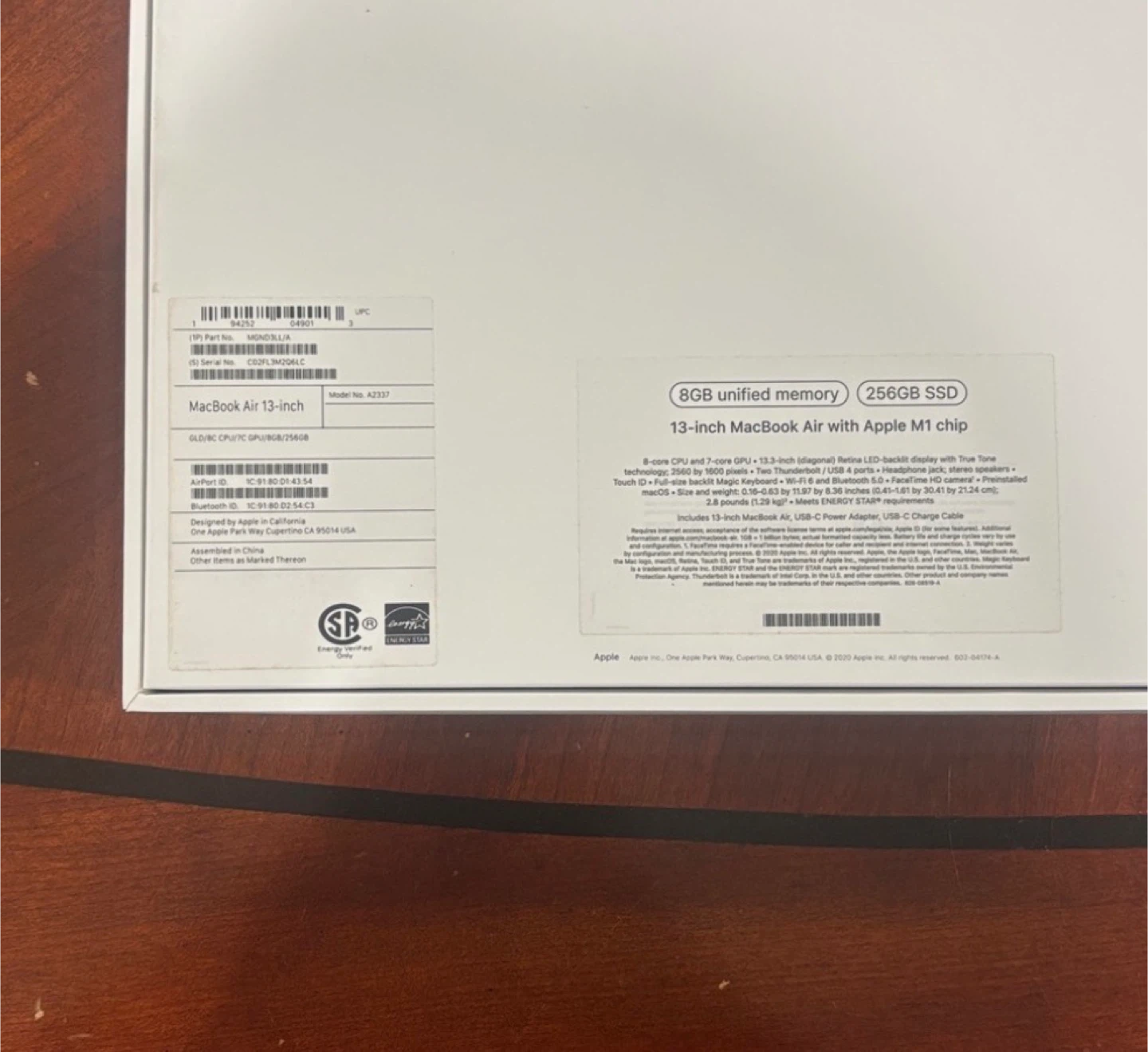 MacBook Air 13-inch Apple M1 256GB rose gold - photo 3