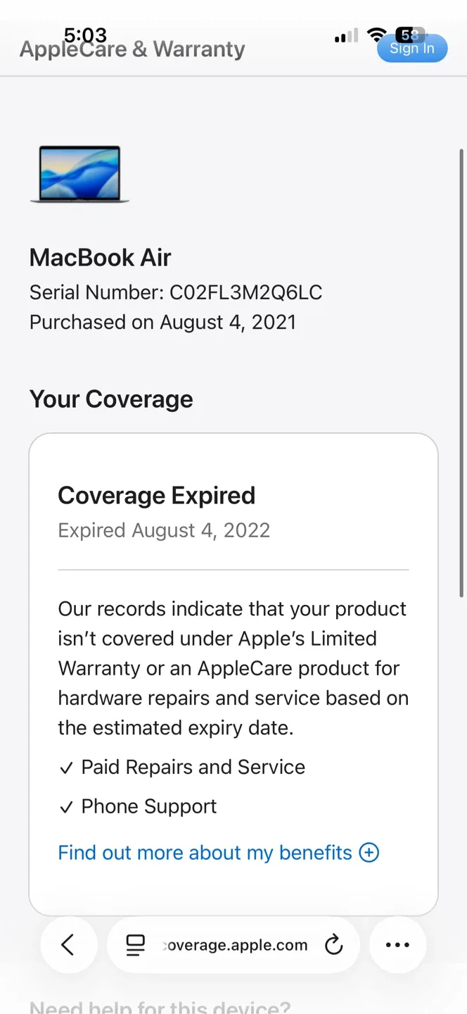 MacBook Air 13-inch Apple M1 256GB rose gold image indicator(9)